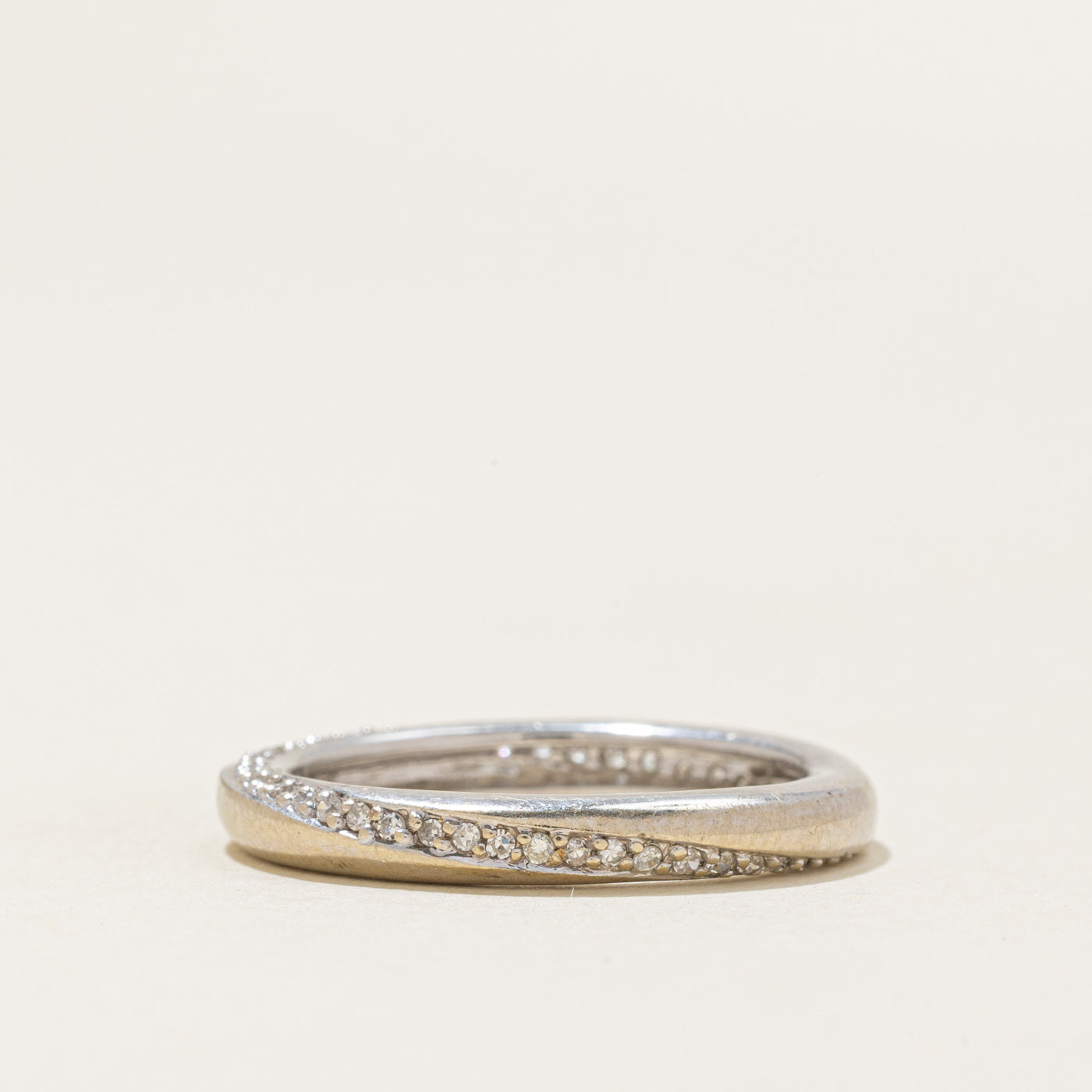 Diagonal Set Eternity Diamond Band | 0.15ctw | 2.95mm | SZ 7.0 |