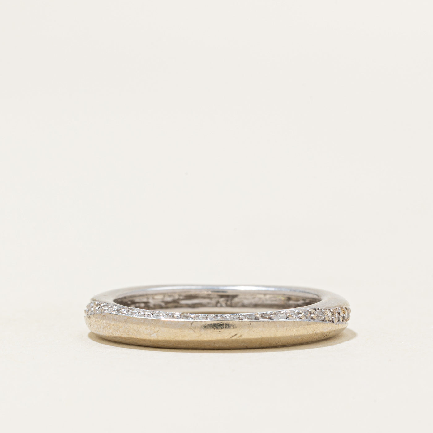 Diagonal Set Eternity Diamond Band | 0.15ctw | 2.95mm | SZ 7.0 |