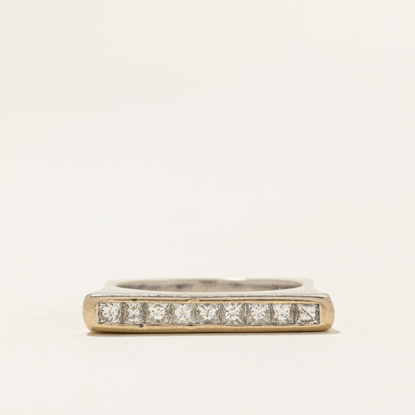 Channel Set Diamond Square Shank Band | 0.45ctw | 3.60mm | SZ 7.25 |