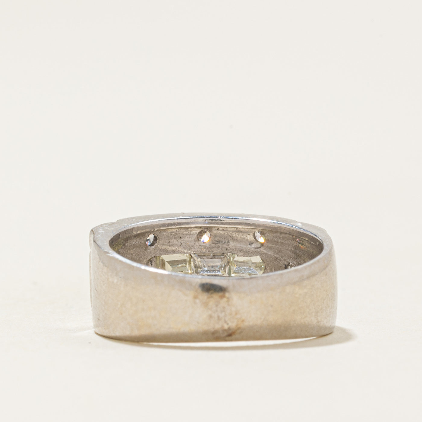 Mix Cut Diamond Geometric Band | 0.24ctw | SZ 2.75 |