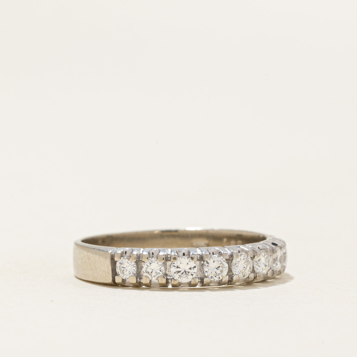 Semi Eternity Diamond Band | 0.4ctw | 3.70mm | SZ 7.5 |