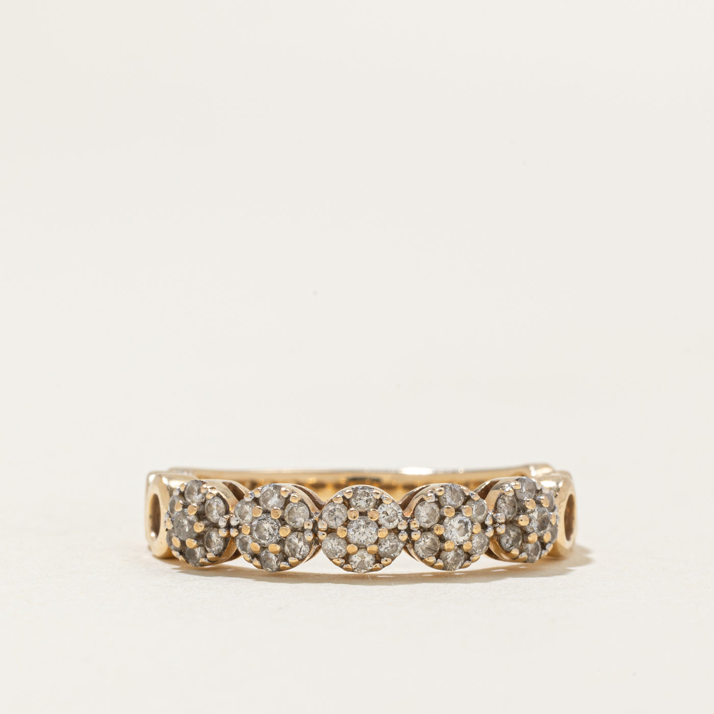 Diamond Multi Round Cluster Band | 0.22ctw | SZ 7.25 |