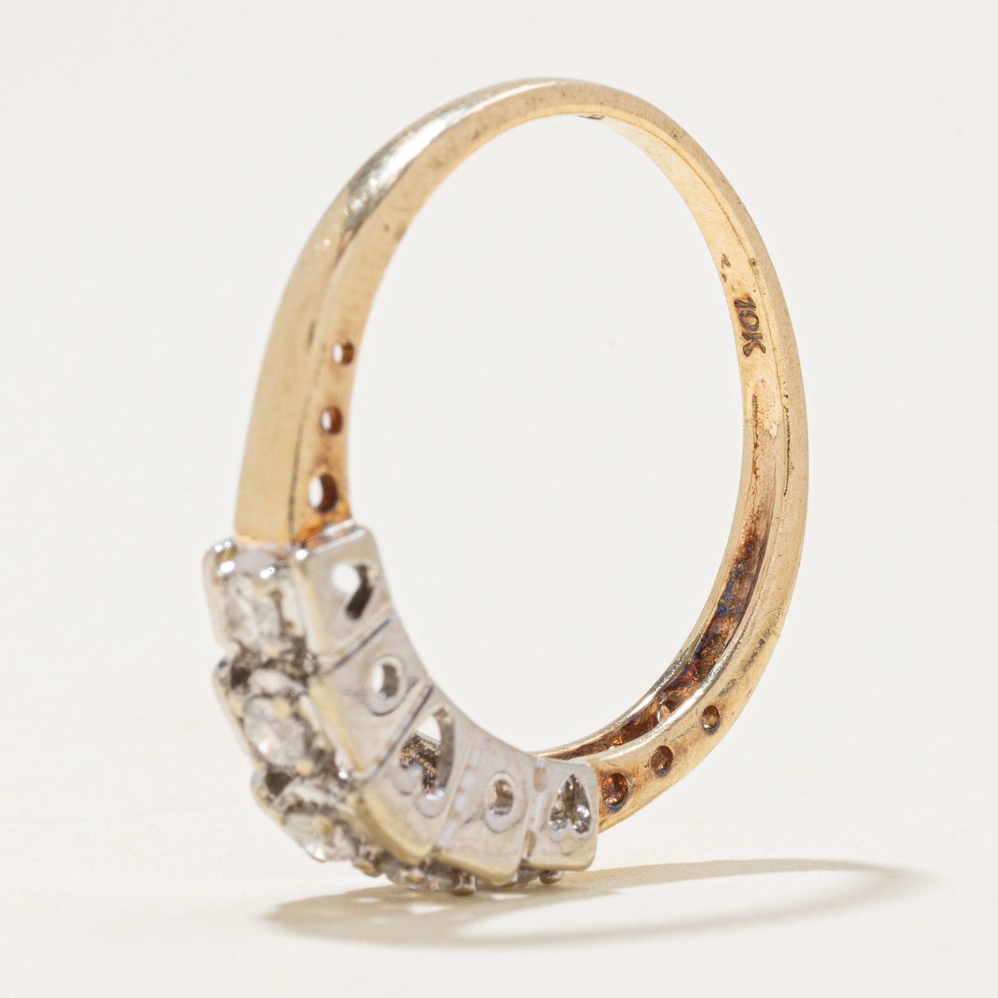 Five Stone Diamond Band | 0.2ctw | SZ 6.75 |