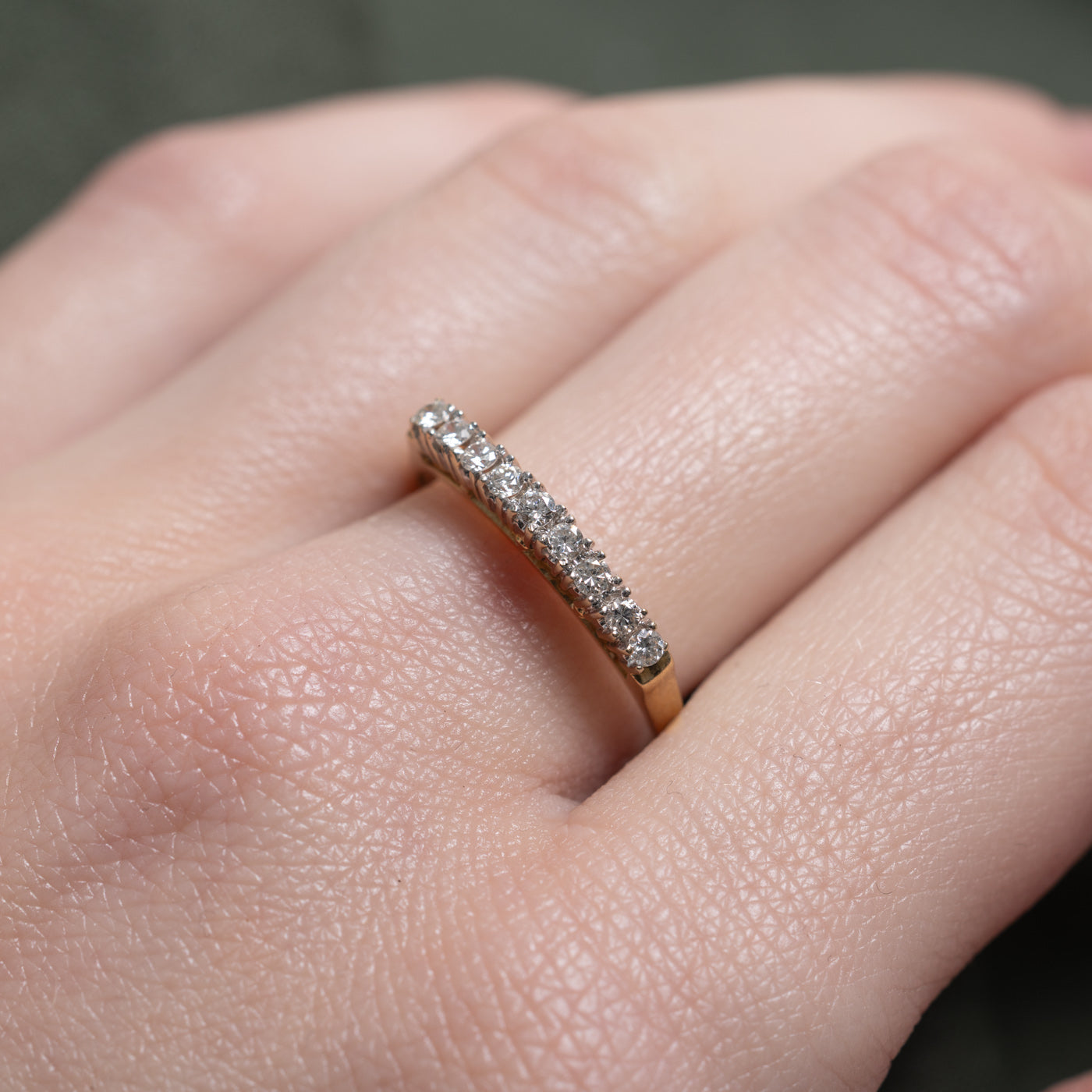 Semi Eternity Diamond Band | 0.18ctw | SZ 8.0