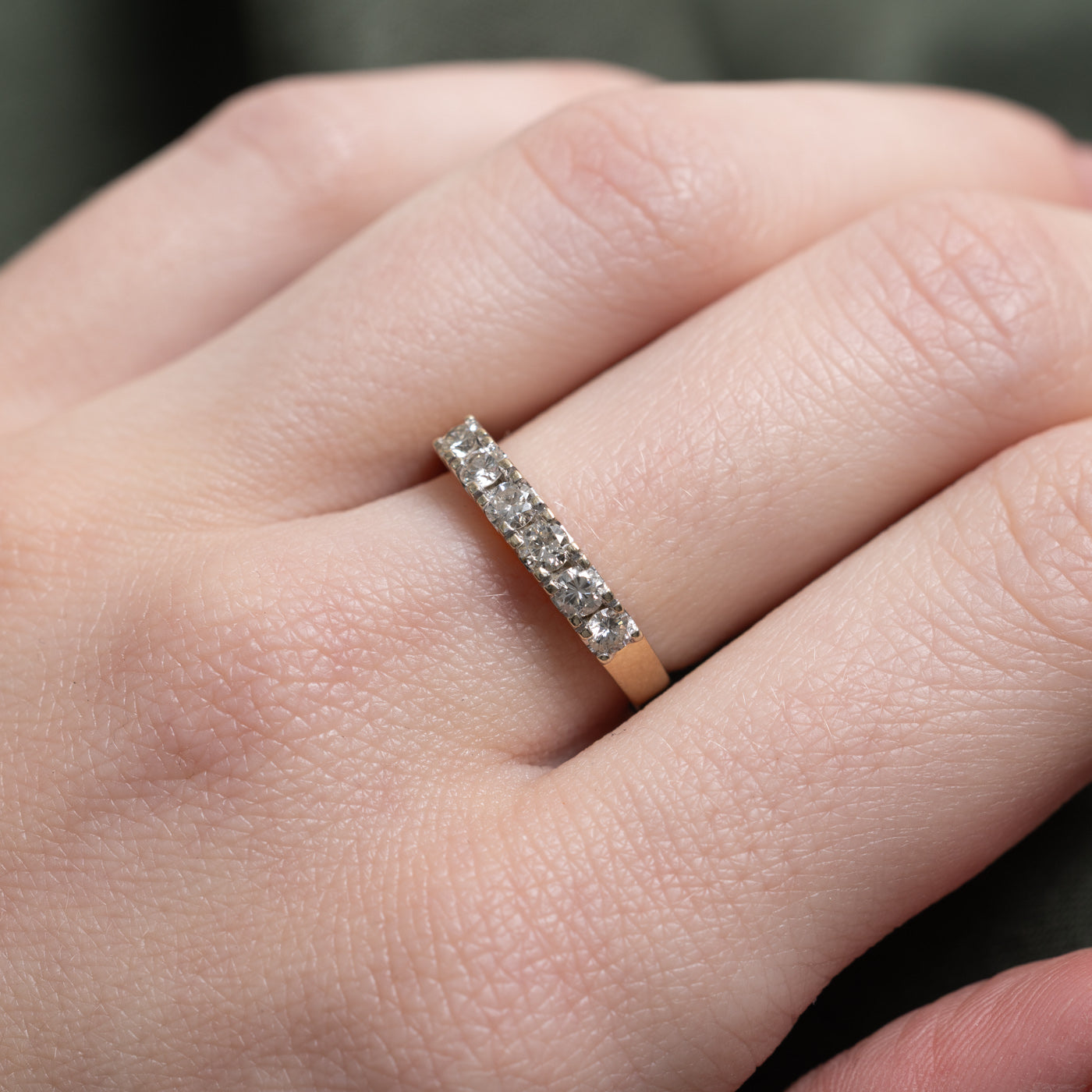 Six Stone Diamond Band | 0.51ctw | SZ 6.5