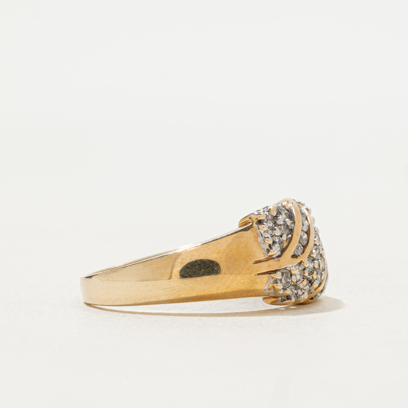 Diamond Waterfall Ring | 0.30ctw | SZ 8.25