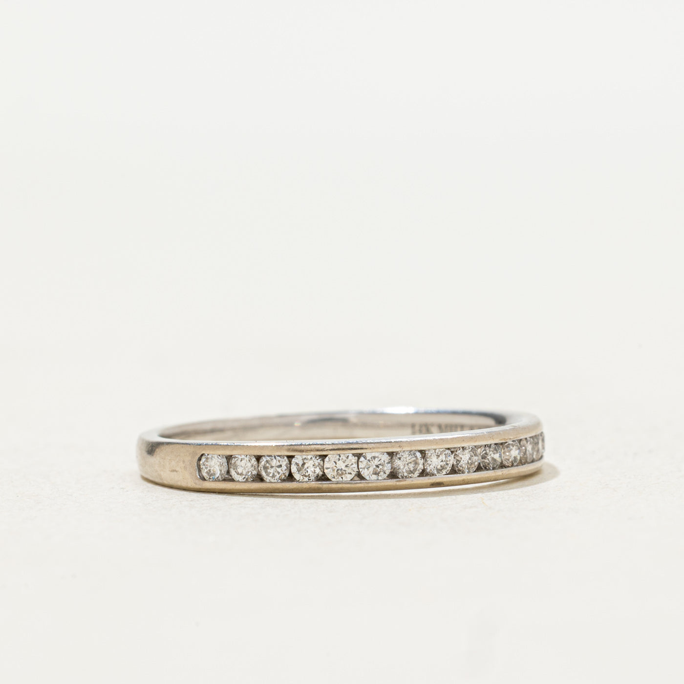 Channel Set Semi Eternity Diamond Band | 0.25ctw | SZ 8.0