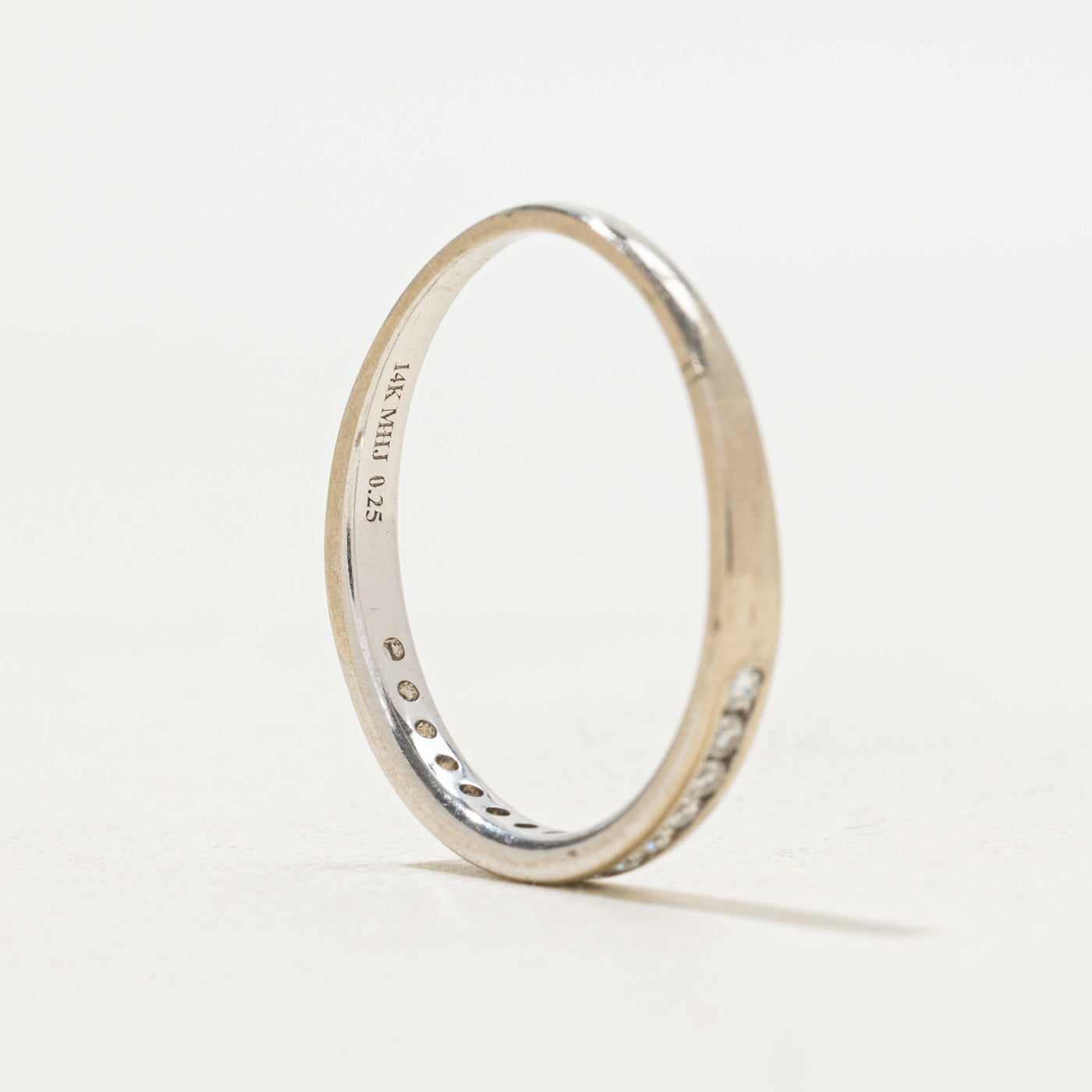 Channel Set Semi Eternity Diamond Band | 0.25ctw | SZ 8.0