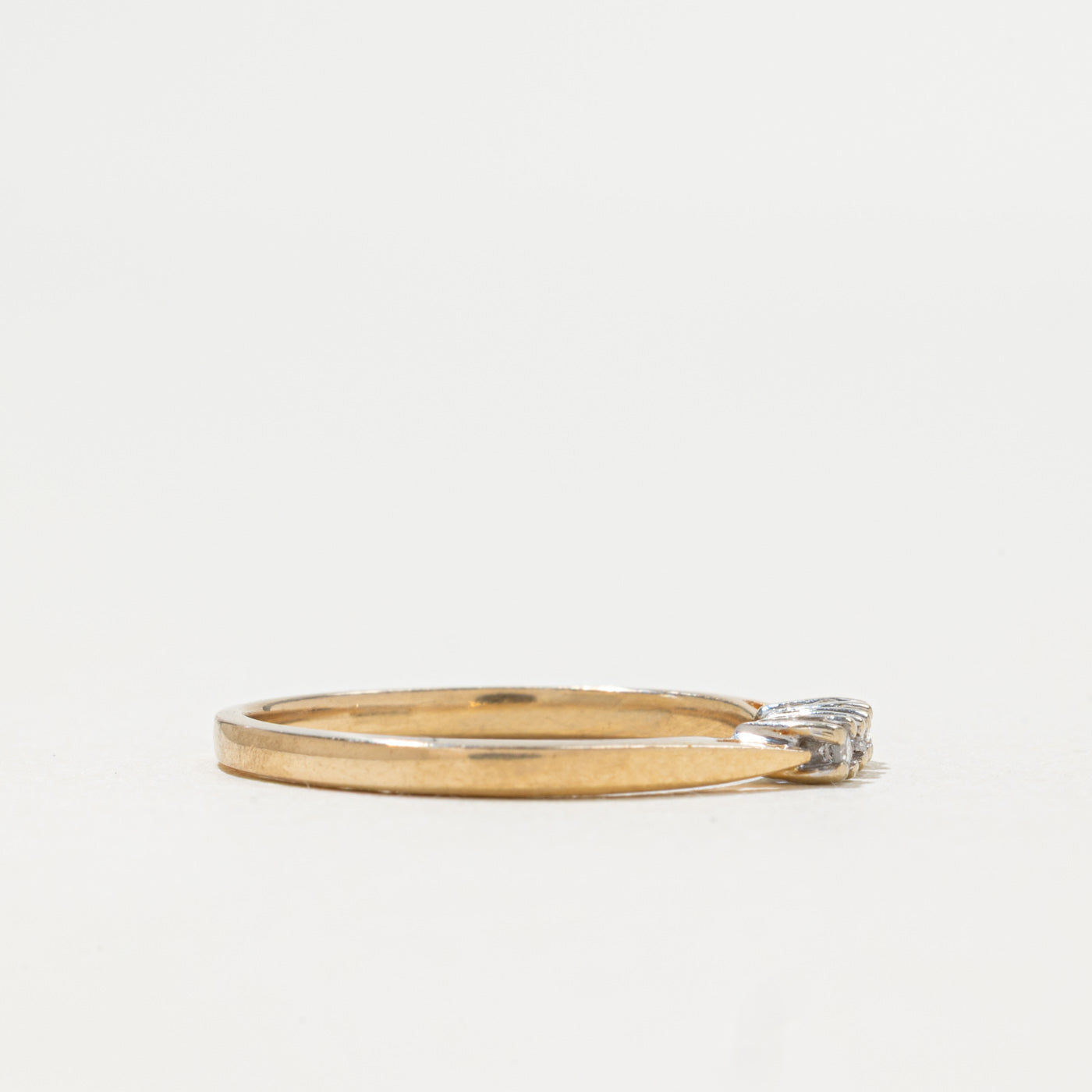 Three Stone Diamond Ring | 0.02ctw | SZ 6.25