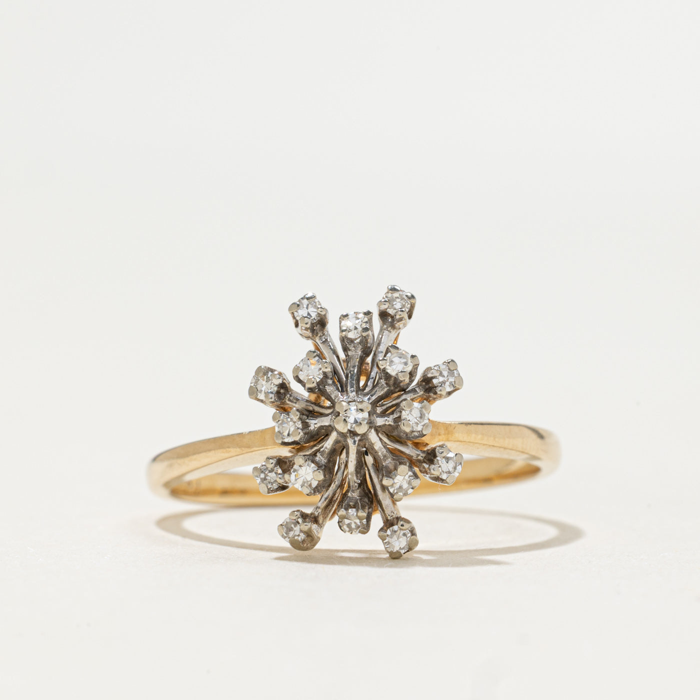 Diamond Cluster Ring | 0.09ctw | SZ 7.75
