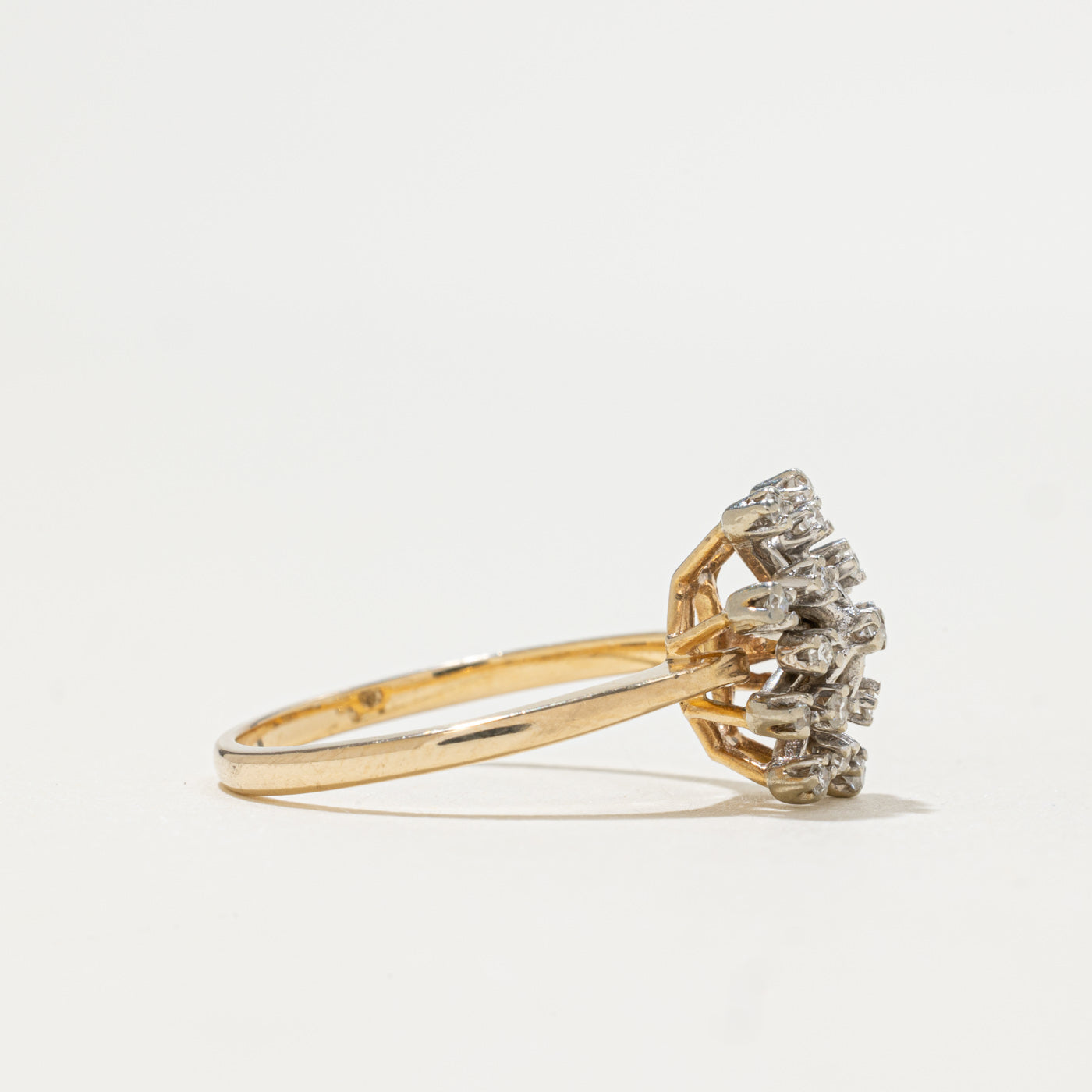 Diamond Cluster Ring | 0.09ctw | SZ 7.75