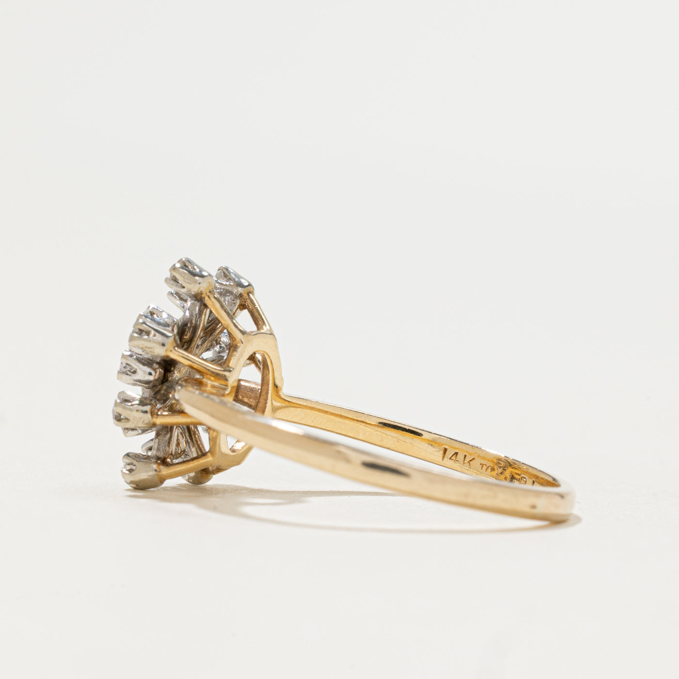 Diamond Cluster Ring | 0.09ctw | SZ 7.75