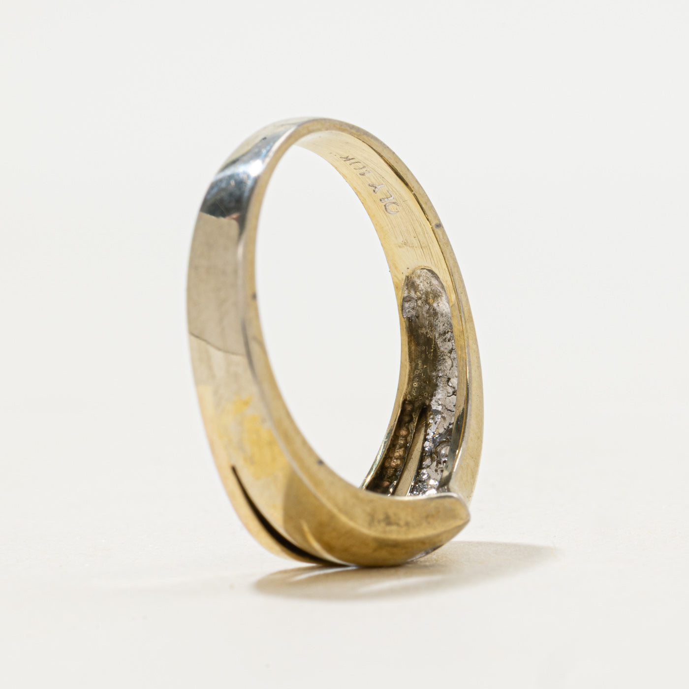 Two Stone Diamond Chevron Ring | 0.08ctw | SZ 7.75