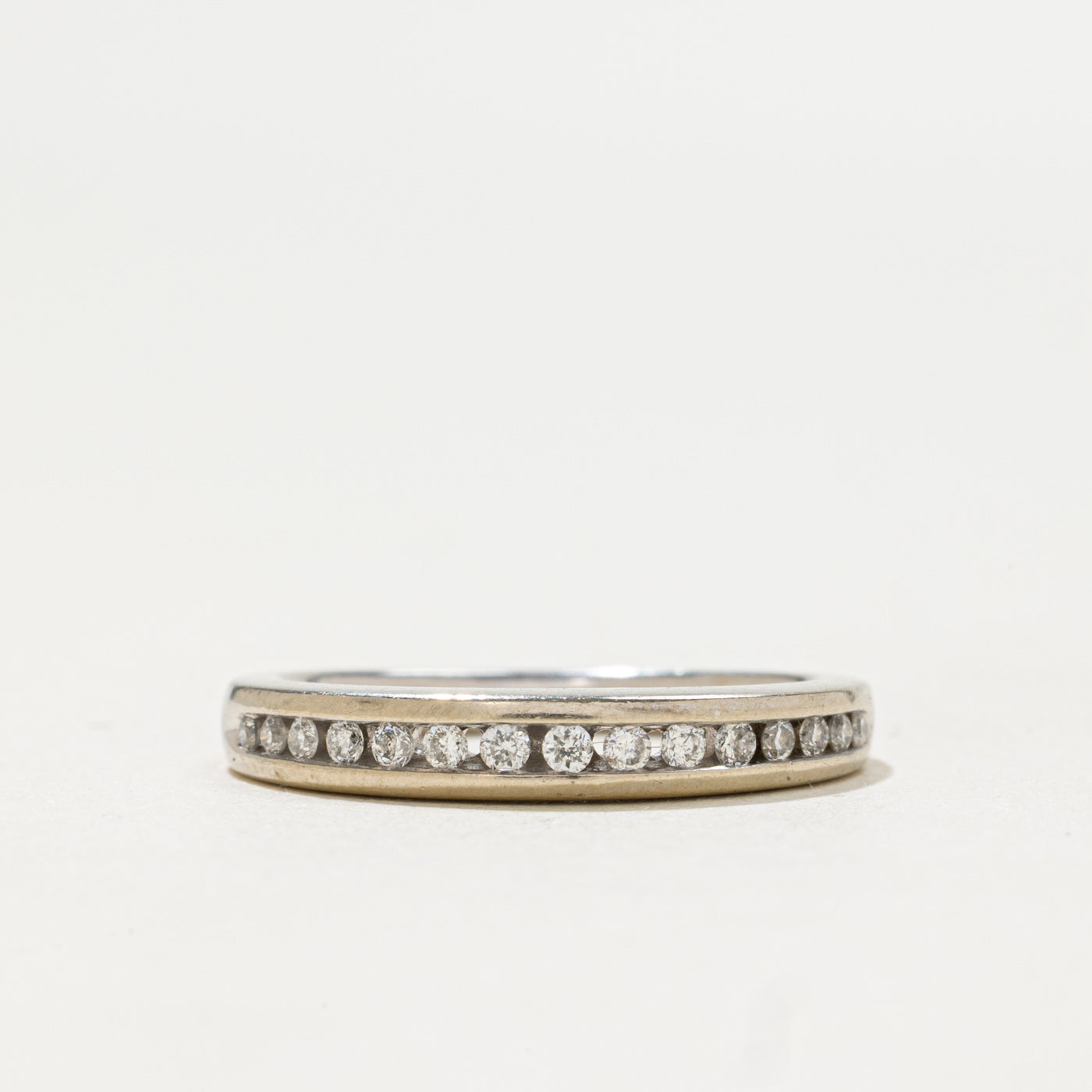Channel Set Semi Eternity Diamond Band | 0.12ctw | SZ 4.5