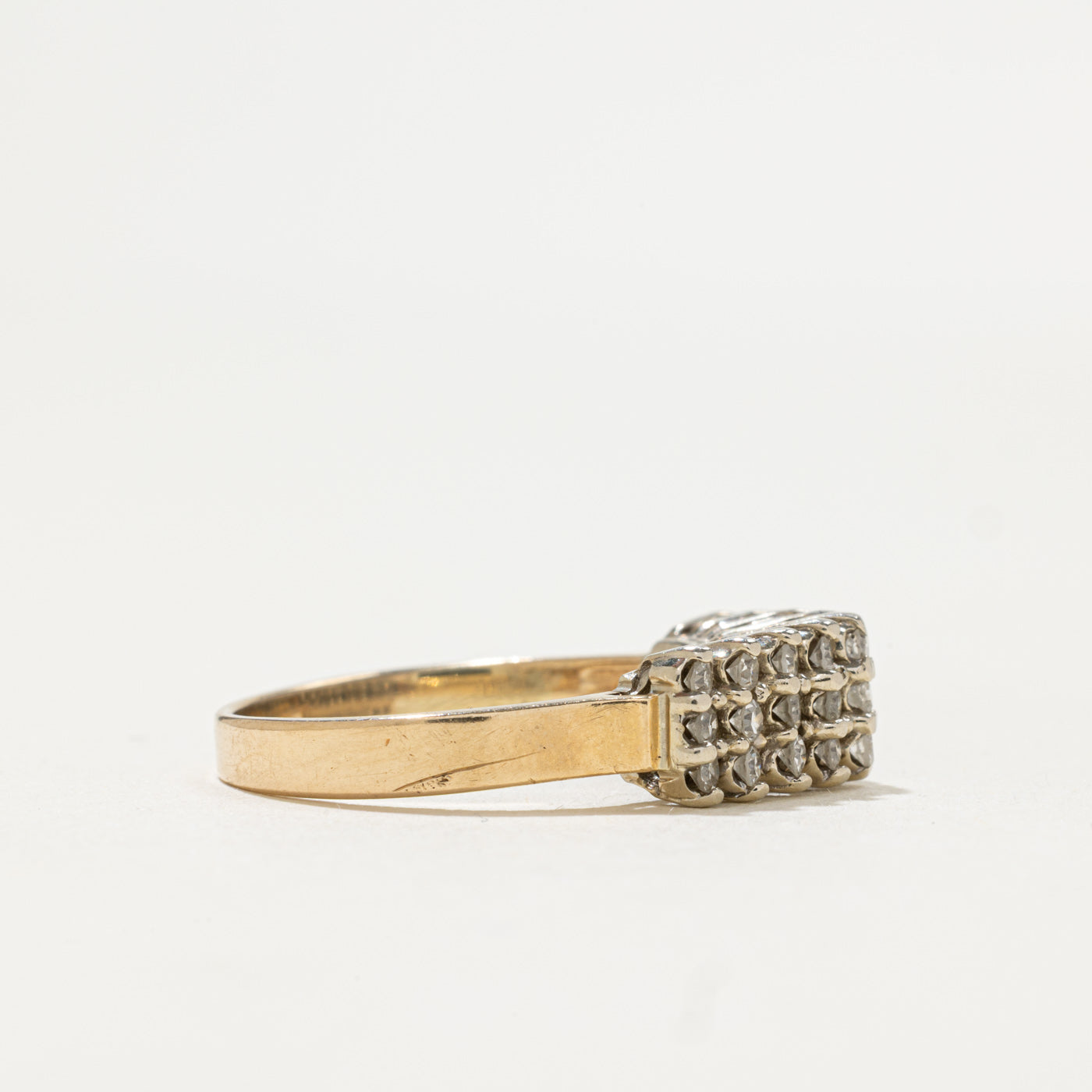 Multi Row Diamond Ring | 0.27ctw | SZ 6.25