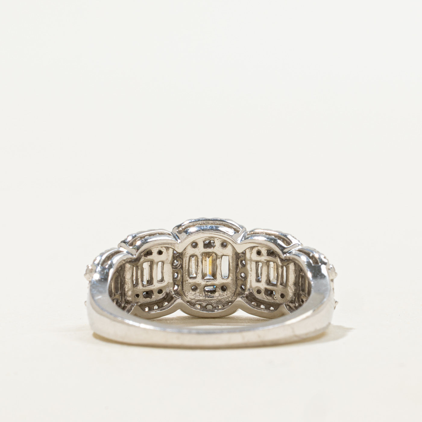 10K Diamond Multi Cluster Ring | 0.80ctw | SZ 7.25