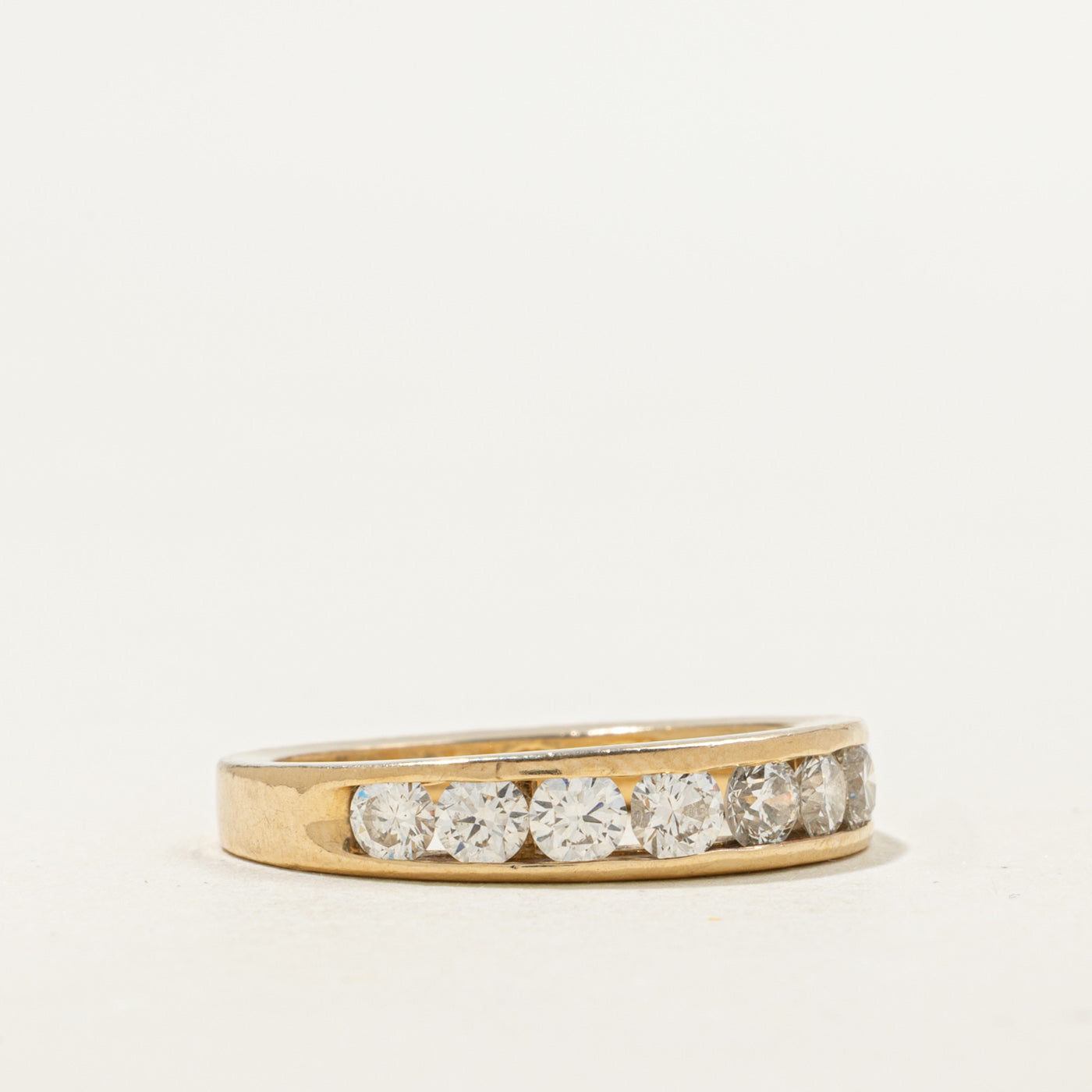 14K Semi Eternity Channel Set Diamond Band | 1.00ctw | SZ 6.5