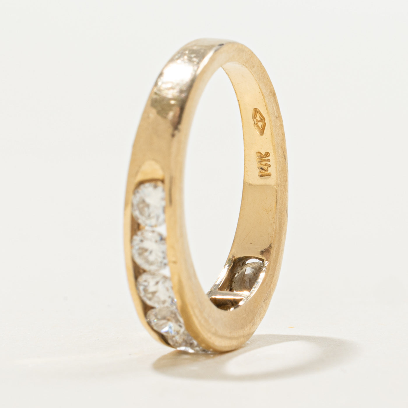 14K Semi Eternity Channel Set Diamond Band | 1.00ctw | SZ 6.5