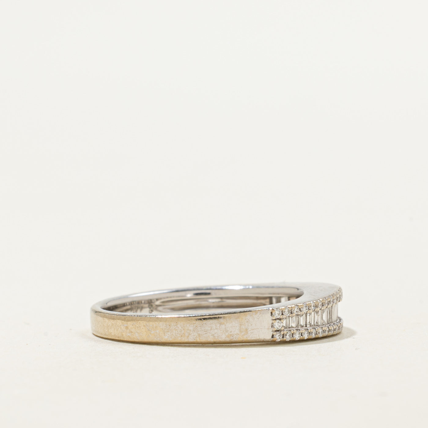 14K Multi Cut Semi Eternity Diamond Band | 0.58ctw | SZ 6.75