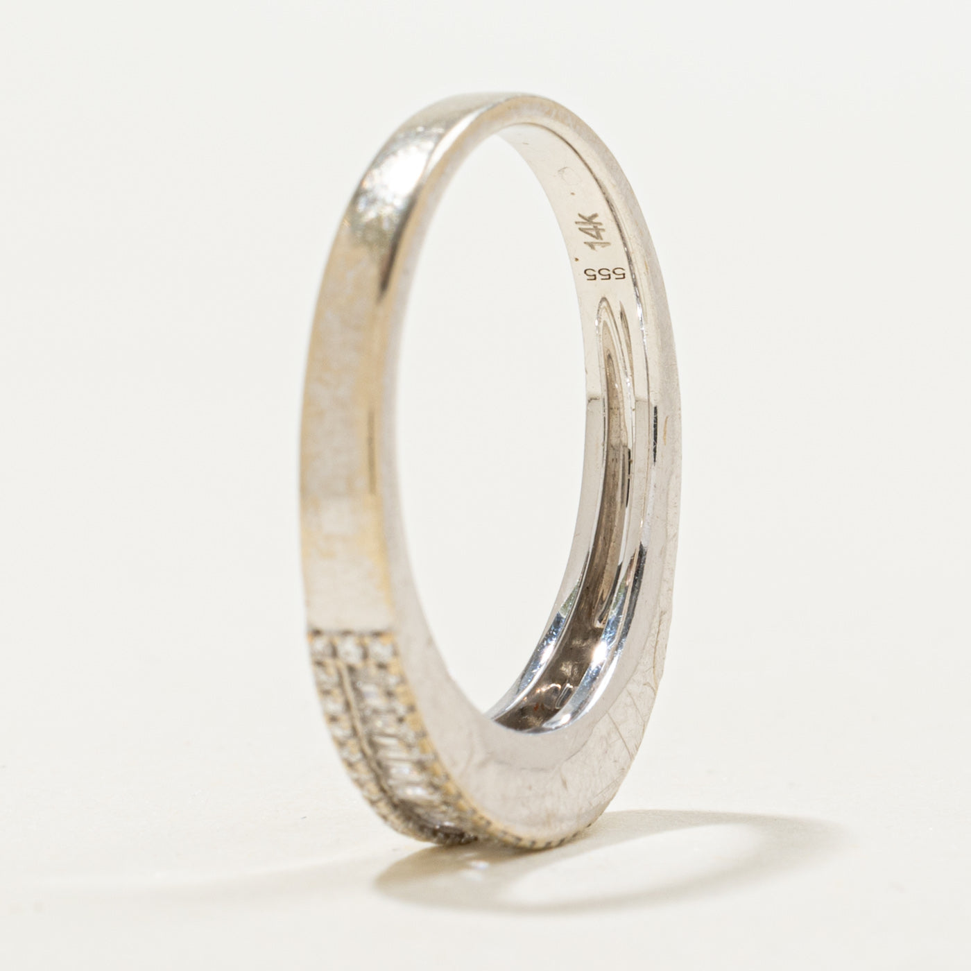 14K Multi Cut Semi Eternity Diamond Band | 0.58ctw | SZ 6.75