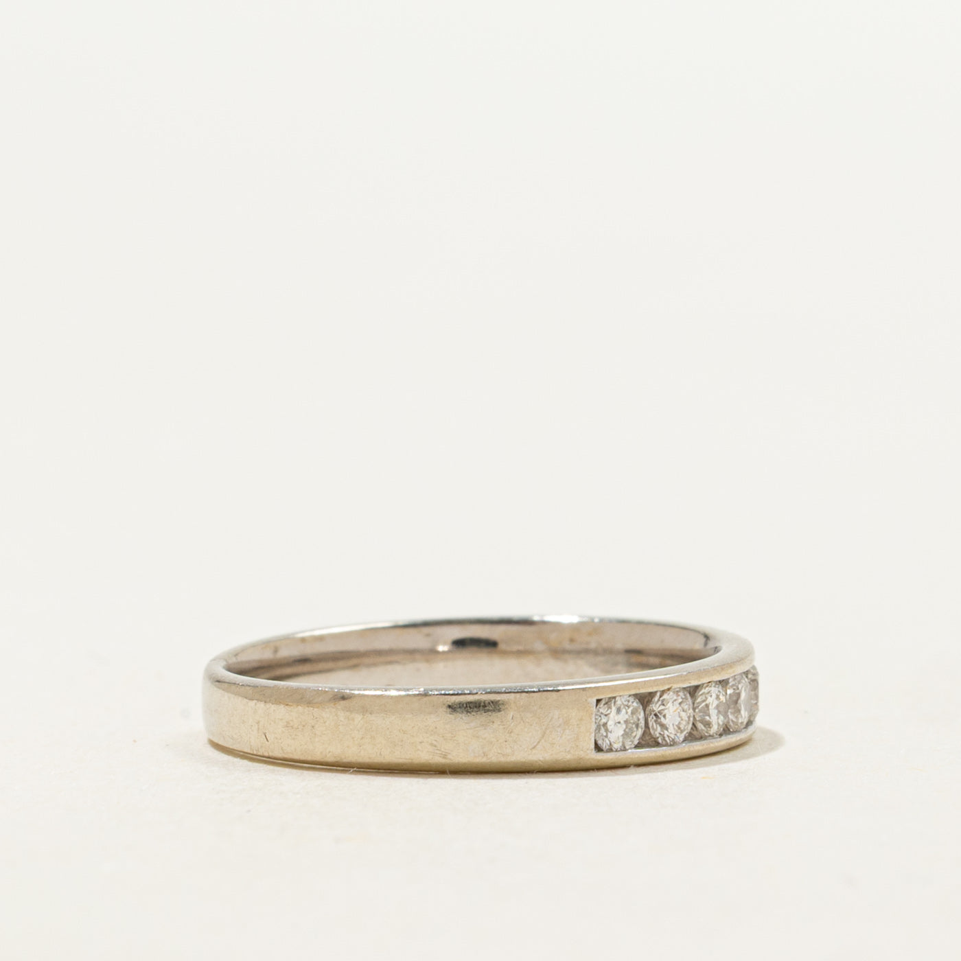 14K Semi Eternity Diamond Band | 0.40ctw | 3.00mm | SZ 4.5