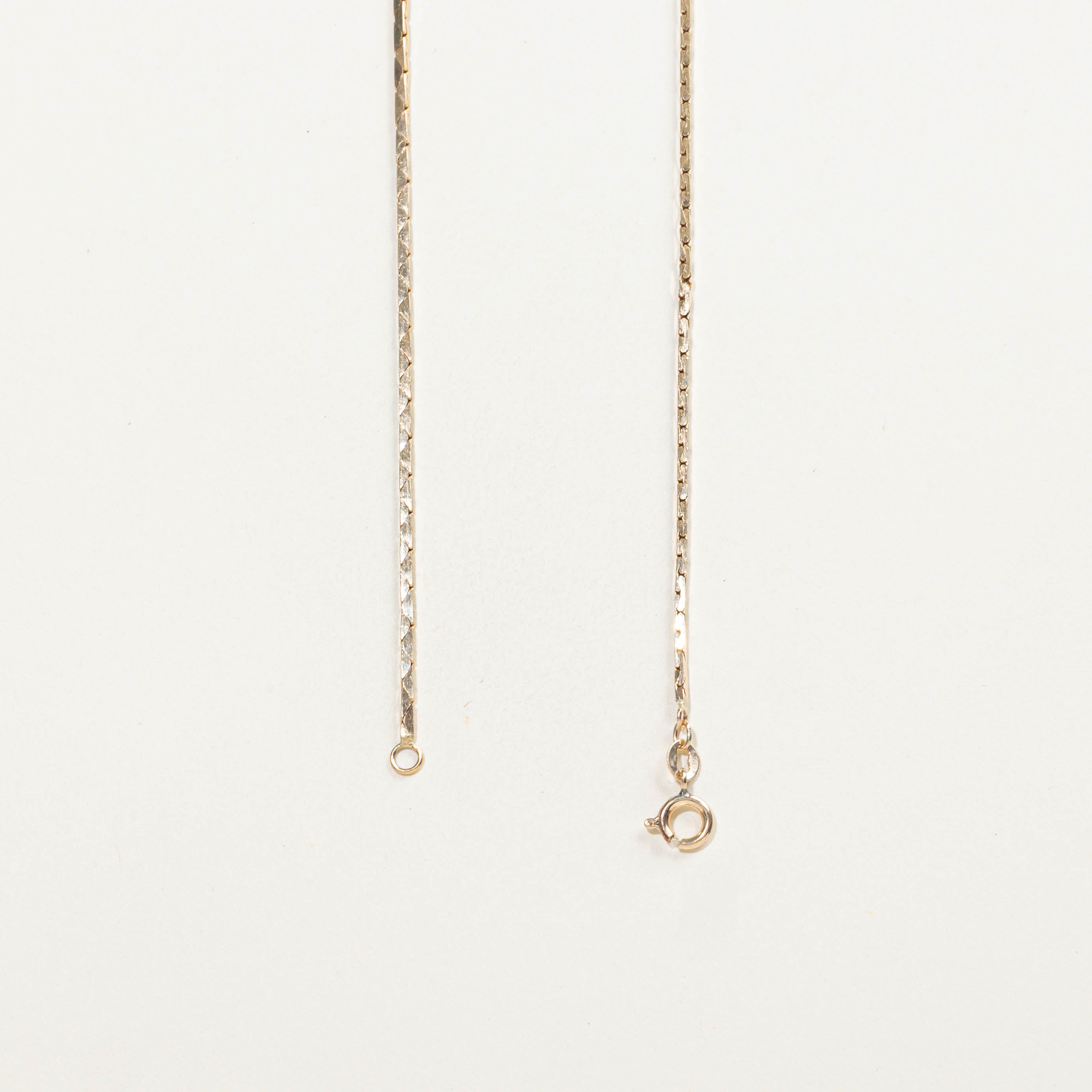 14k Diamond V-Shaped Necklace | 0.52ctw | 16"