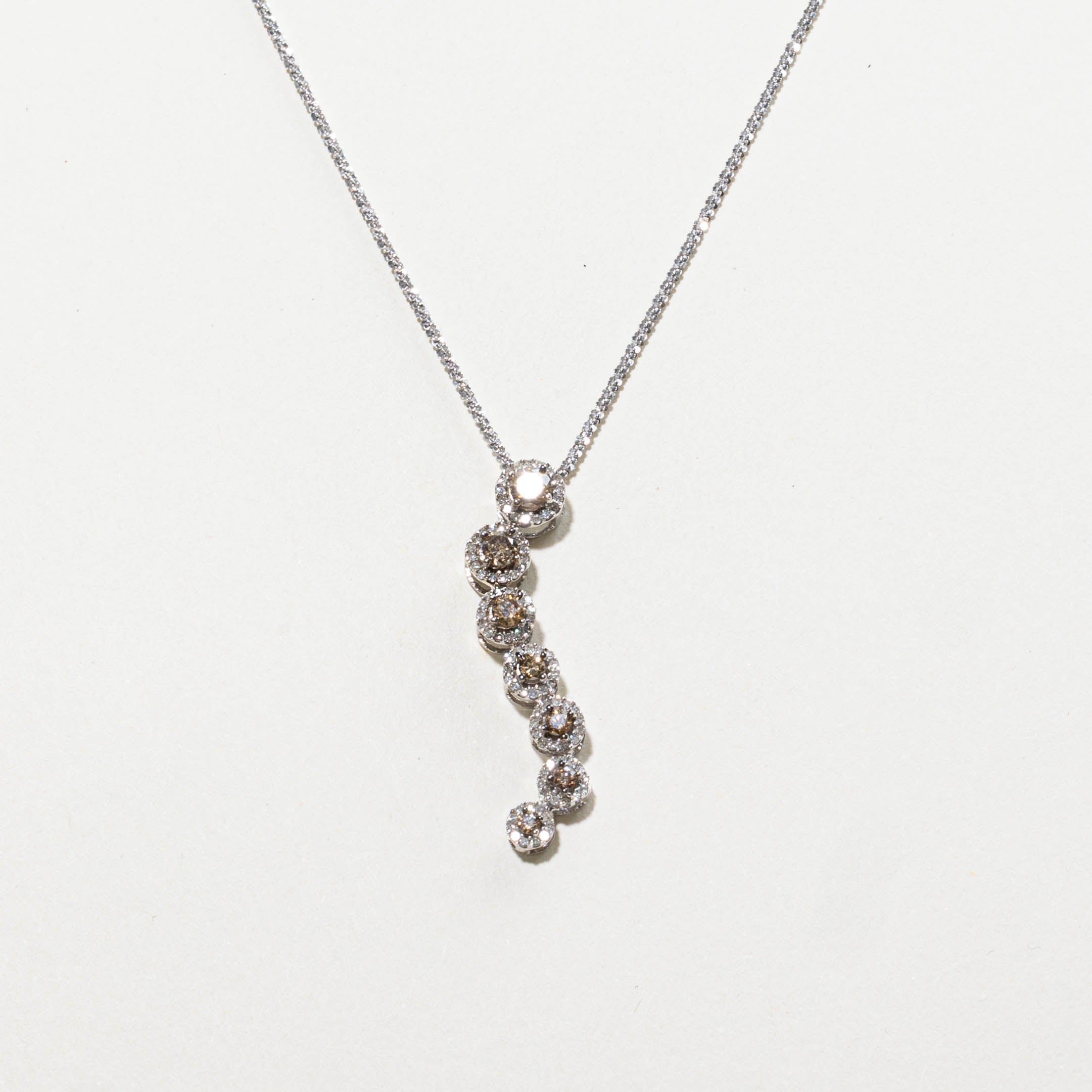 10k Diamond Journey Necklace | 1.08ctw | 18"