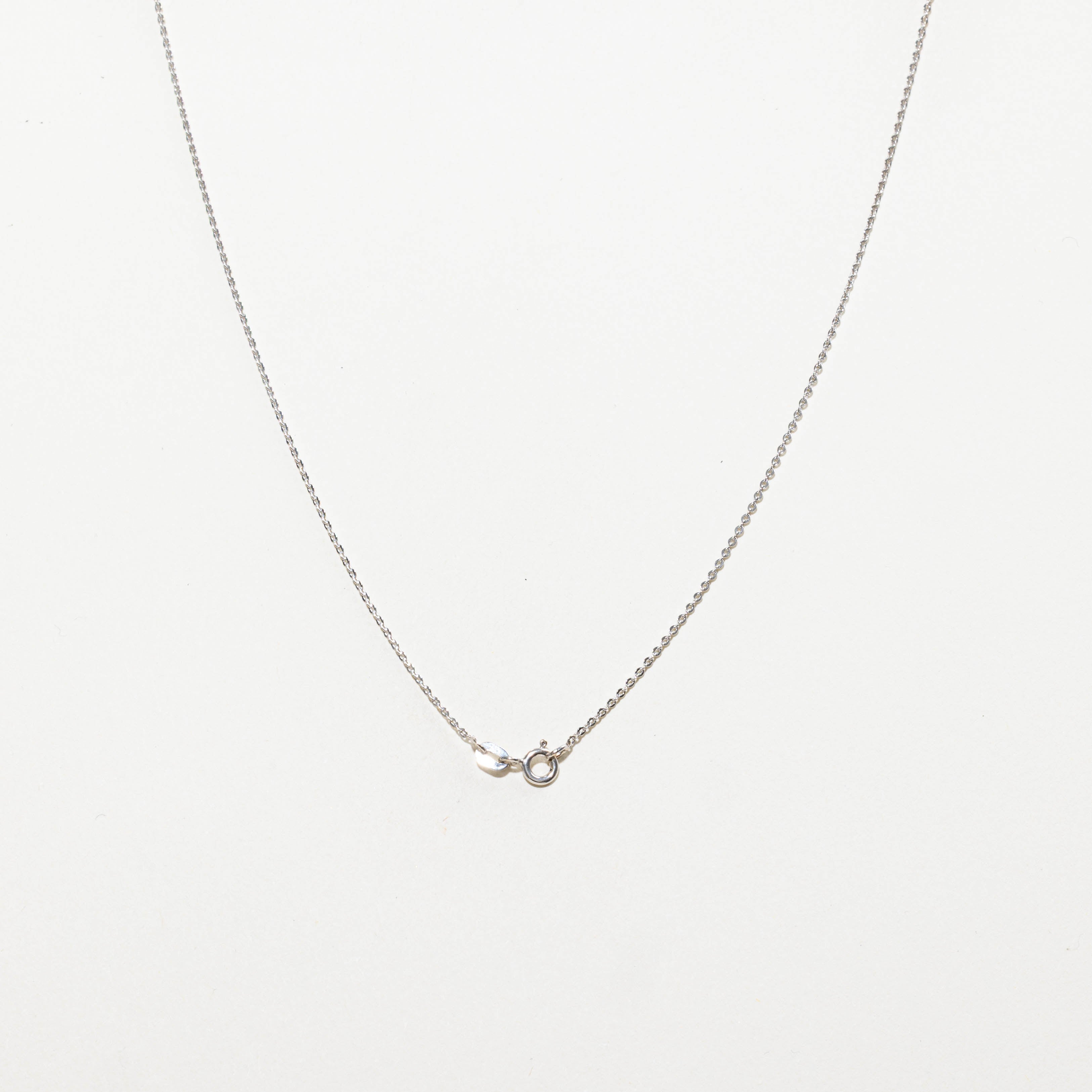 18k White Gold Diamond Halo Pendant Necklace | 0.27ctw | 17"
