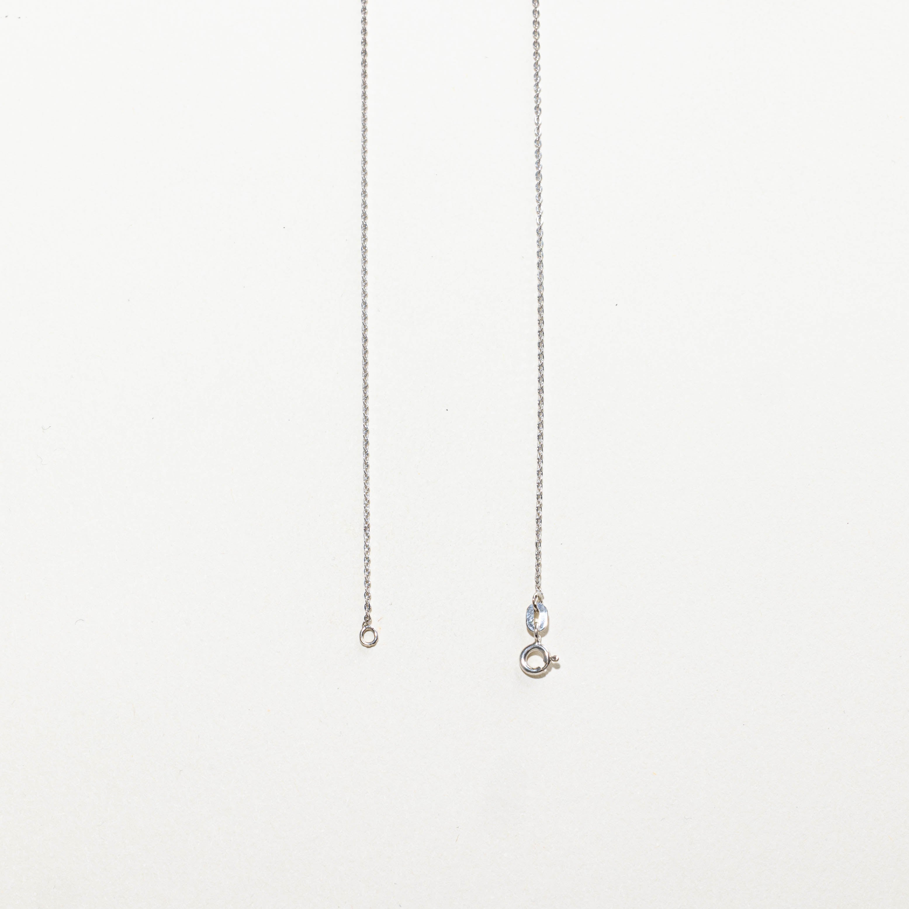 18k White Gold Diamond Halo Pendant Necklace | 0.27ctw | 17"
