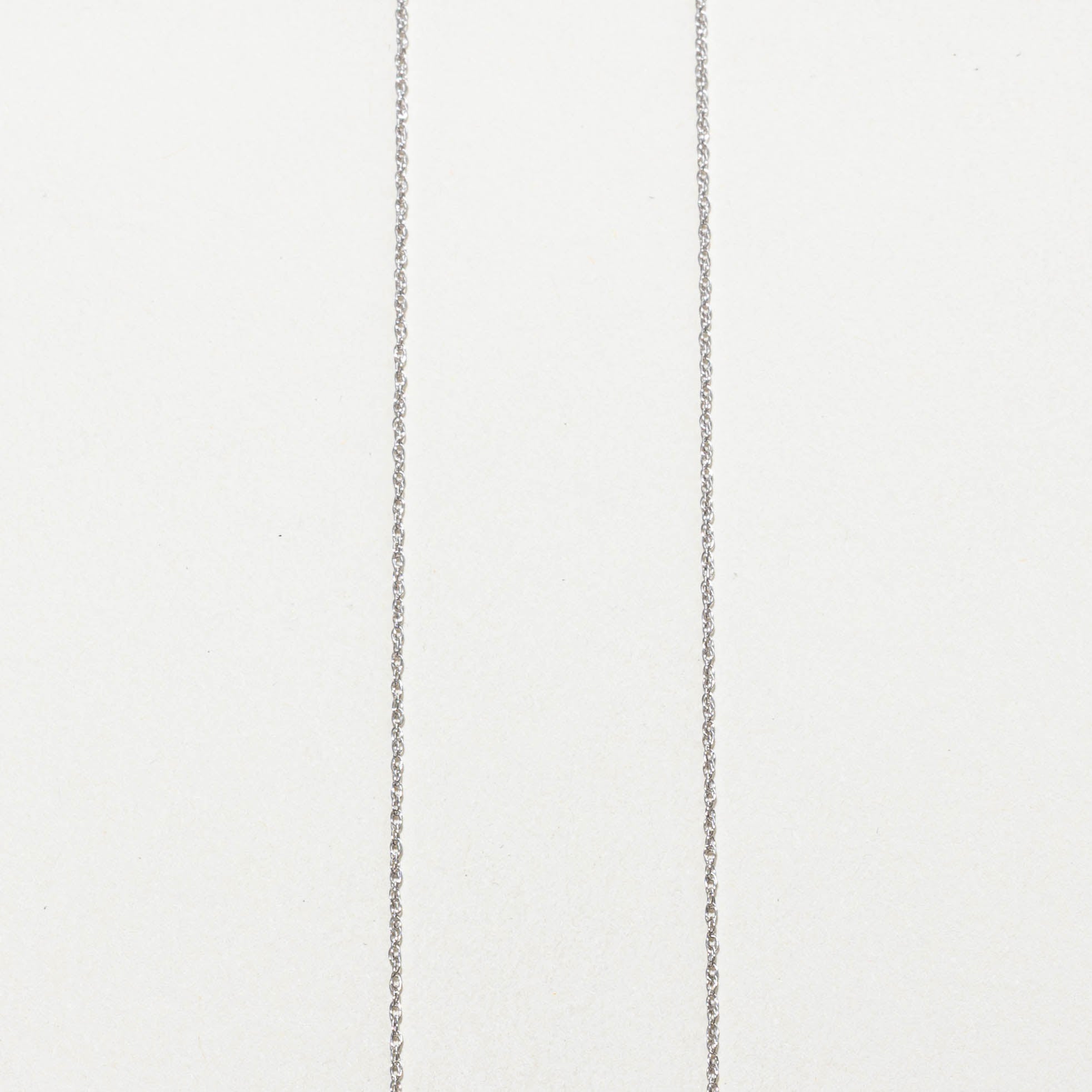 Diamond Halo Pendant Necklace | 0.06ctw | 17"