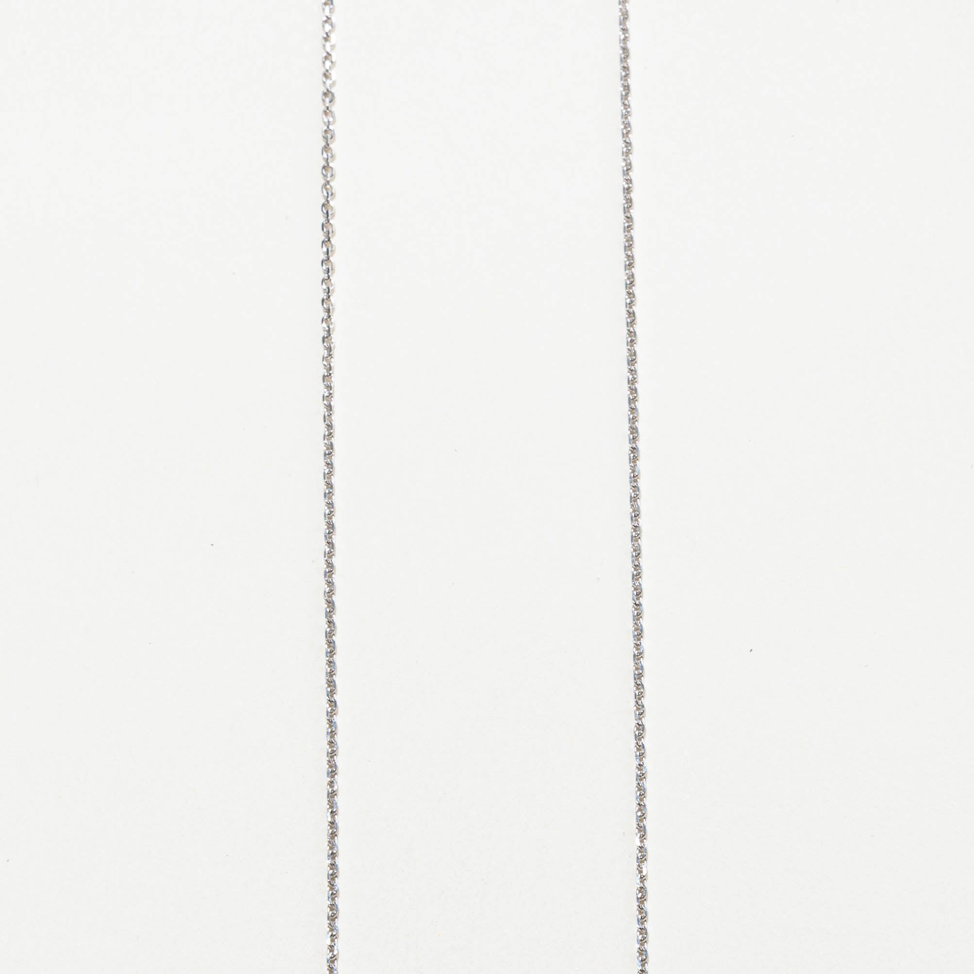14k Bezel Set Diamond Clusters Necklace | 0.50ctw | 17"