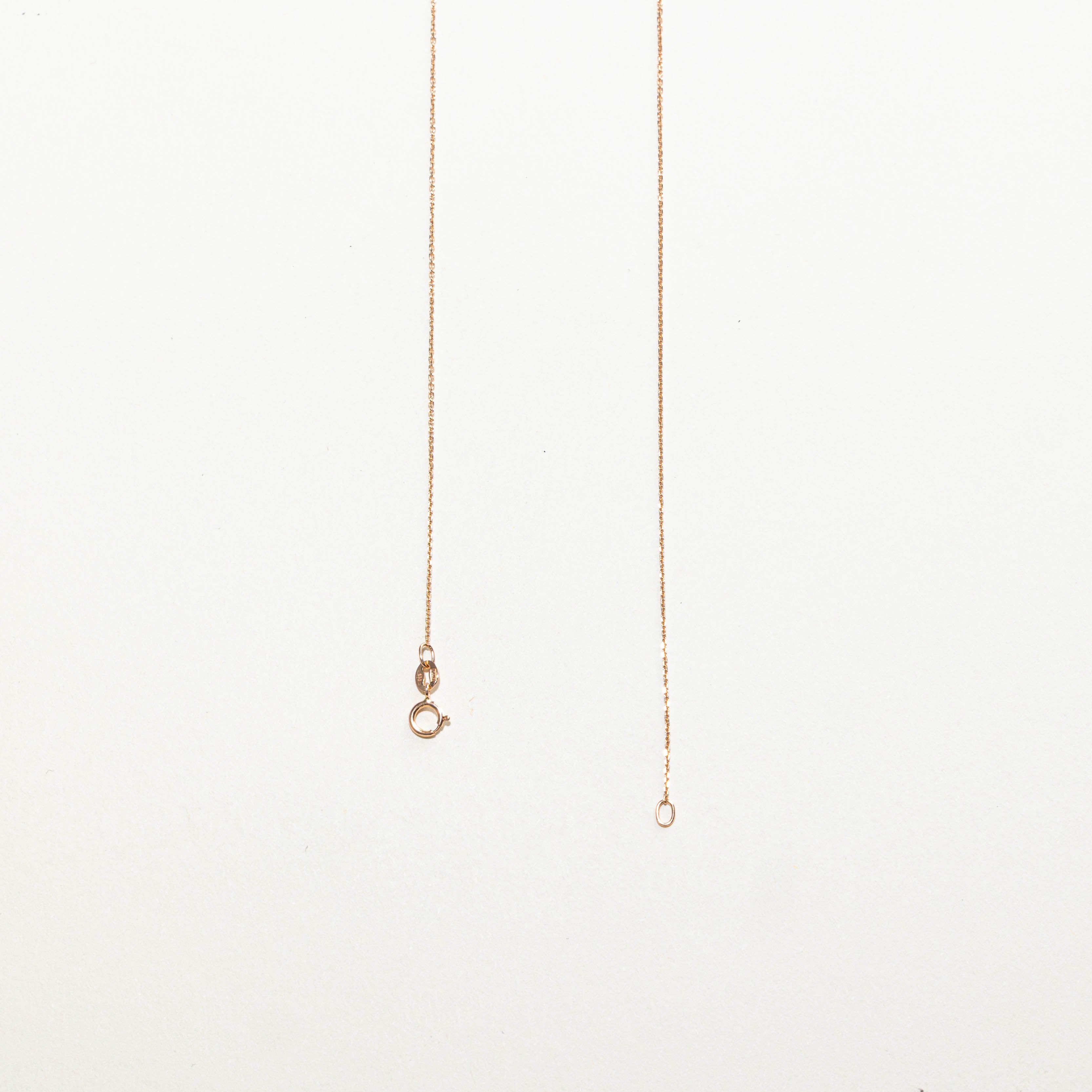 14k Diamond Triangle Pendant Necklace | 0.30ctw | 17"