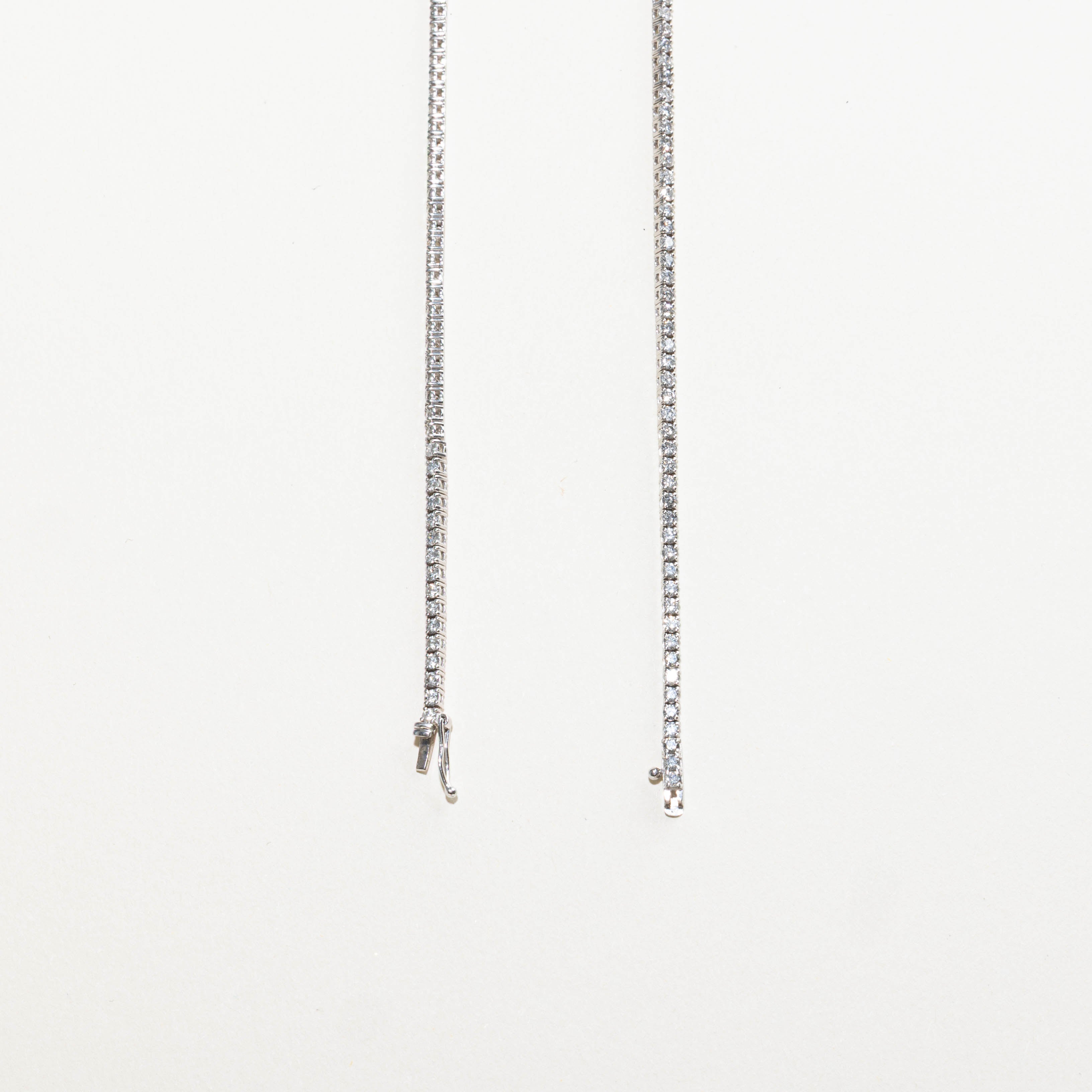 14k Diamond Tennis Necklace | 10.00ctw | 32"