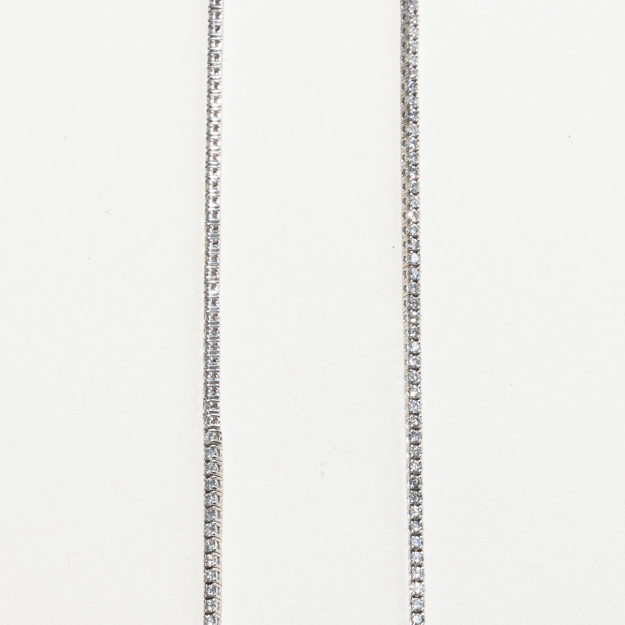 14k Diamond Tennis Necklace | 10.00ctw | 32"