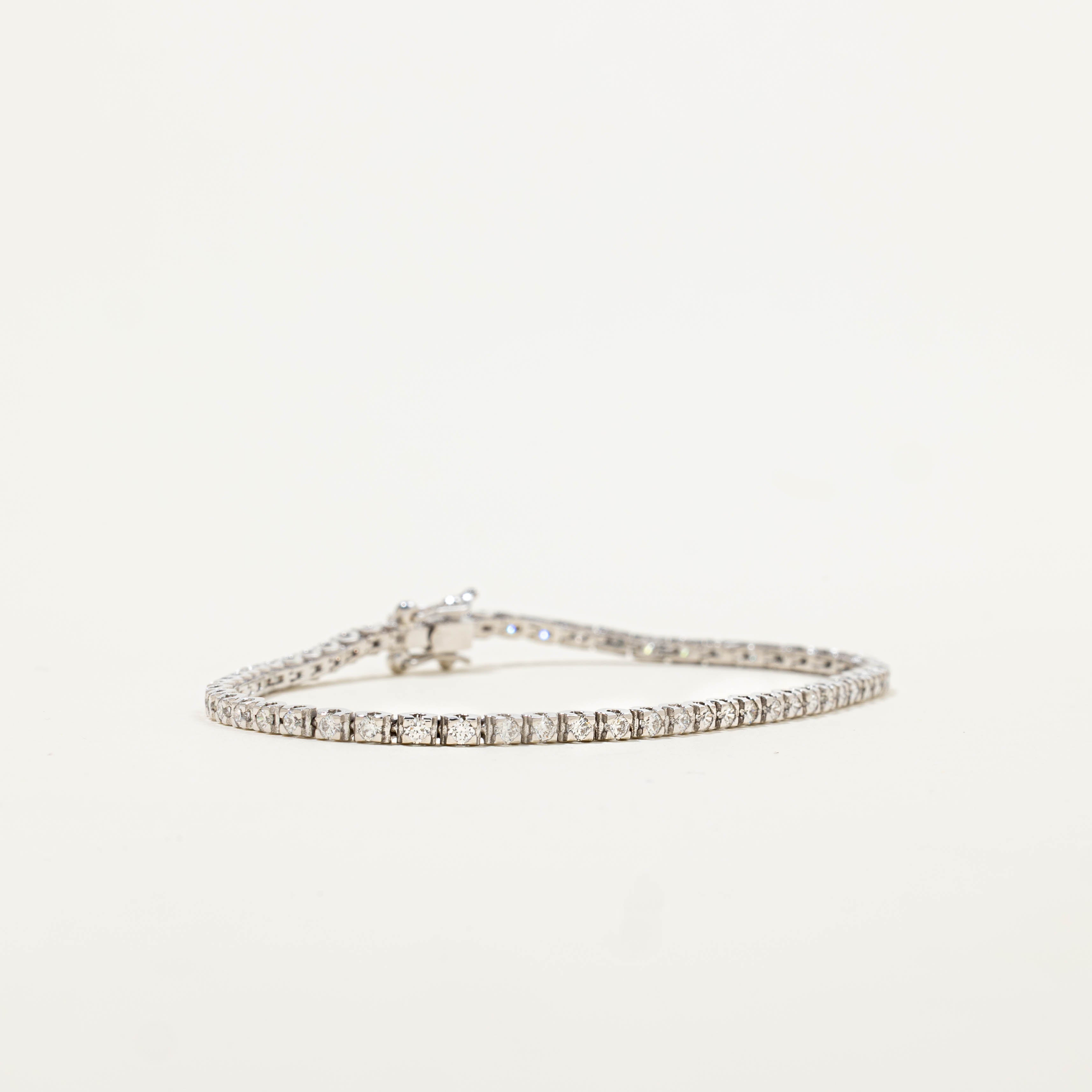 18k Diamond Tennis Bracelet | 1.75ctw VS1/VS2 G/H | 7"