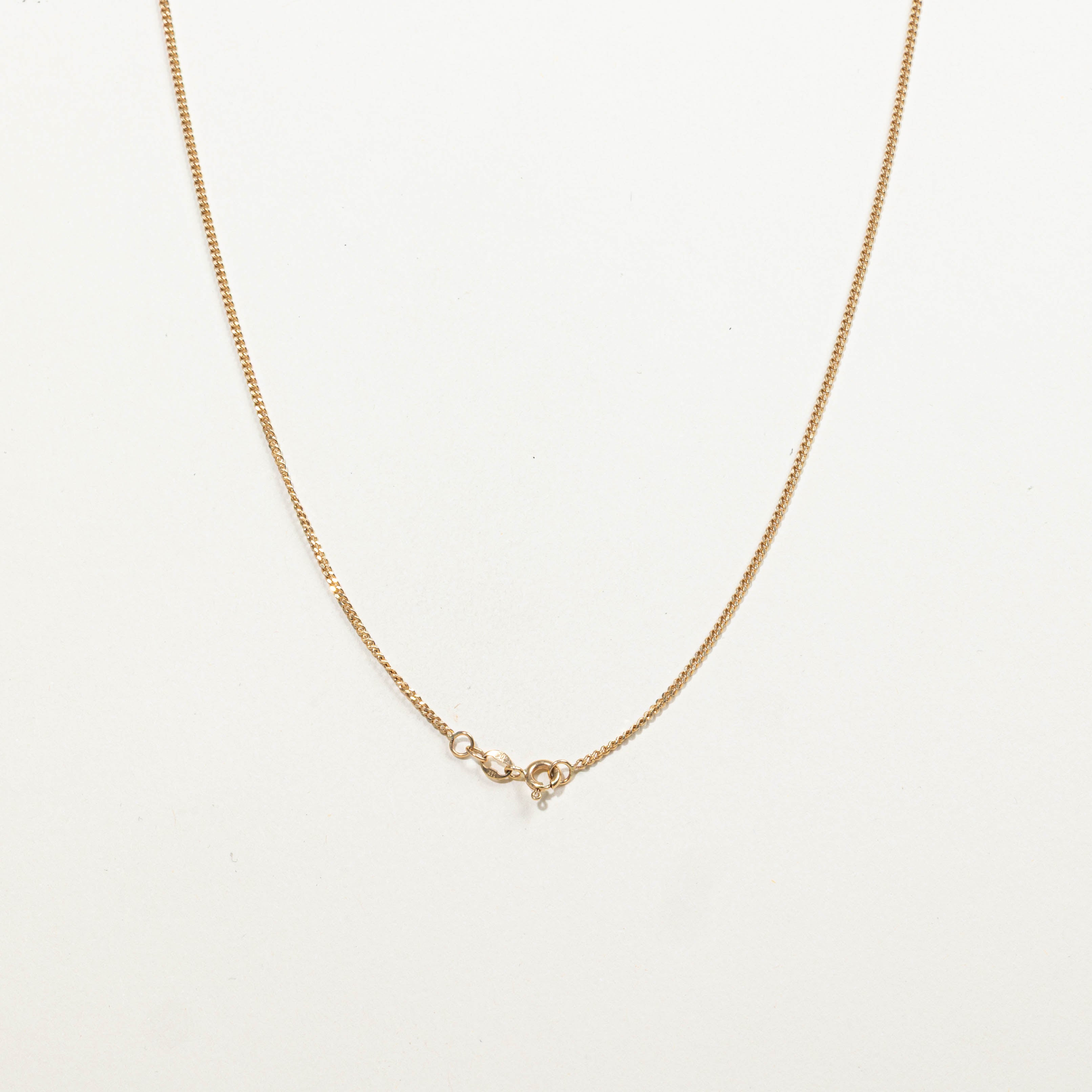 14k Diamond Bar Drop Pendant Necklace | 0.27ct | 20"