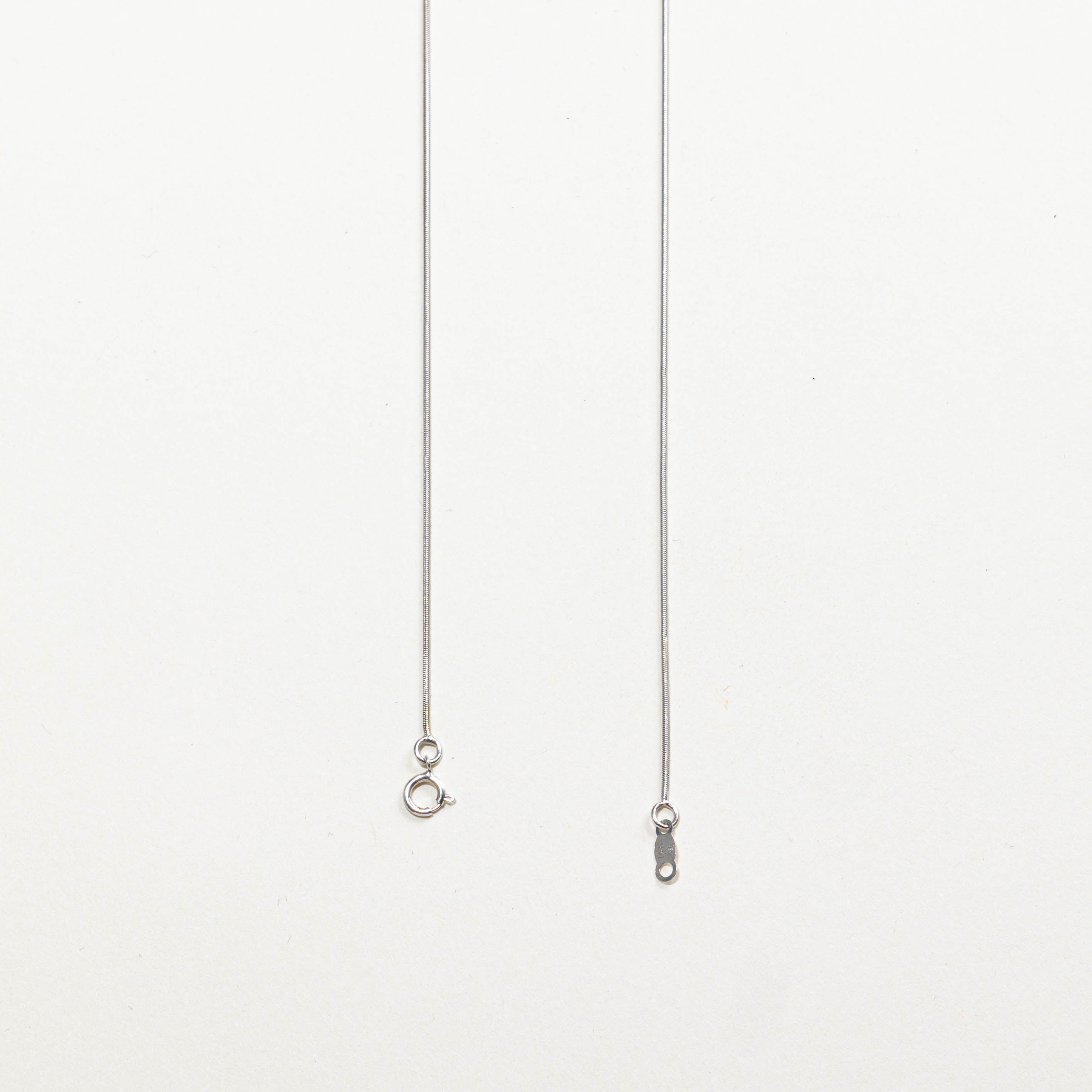 14k Bezel Set Diamond Necklace | 0.11ctw | 18"