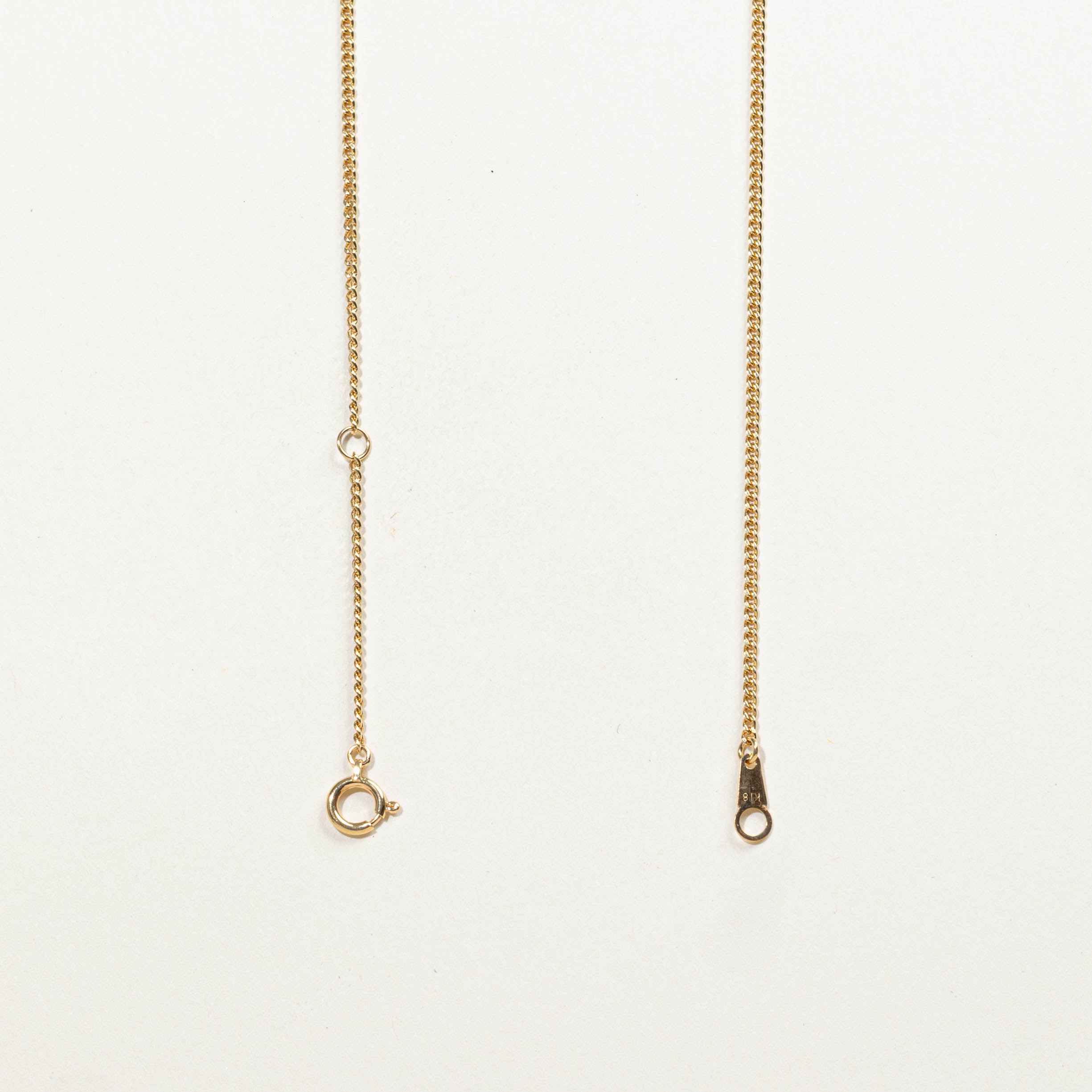 18k Solitiare Diamond Pendant Necklace | 0.28ct | 16"