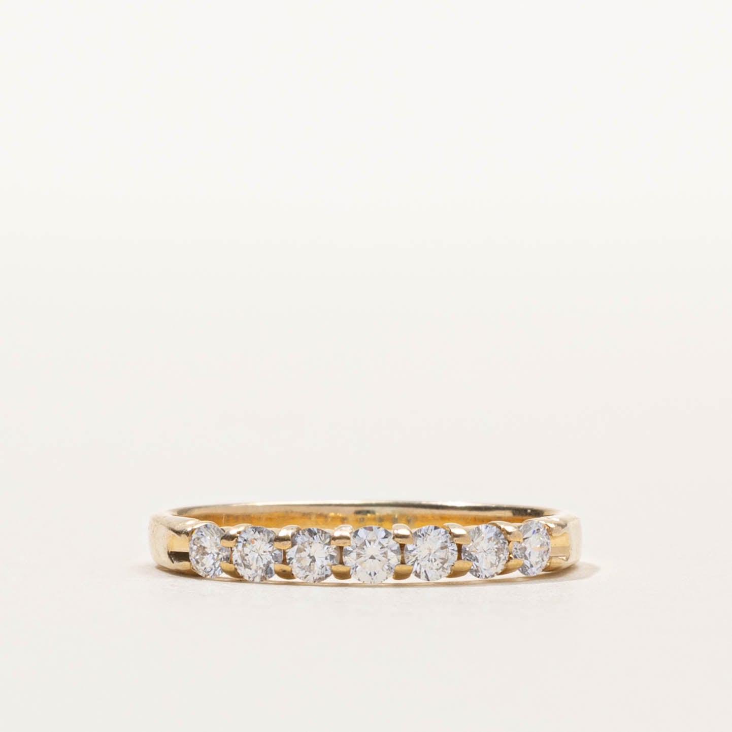 14k Seven Stone Diamond Band | 0.43ctw | SZ 7.5