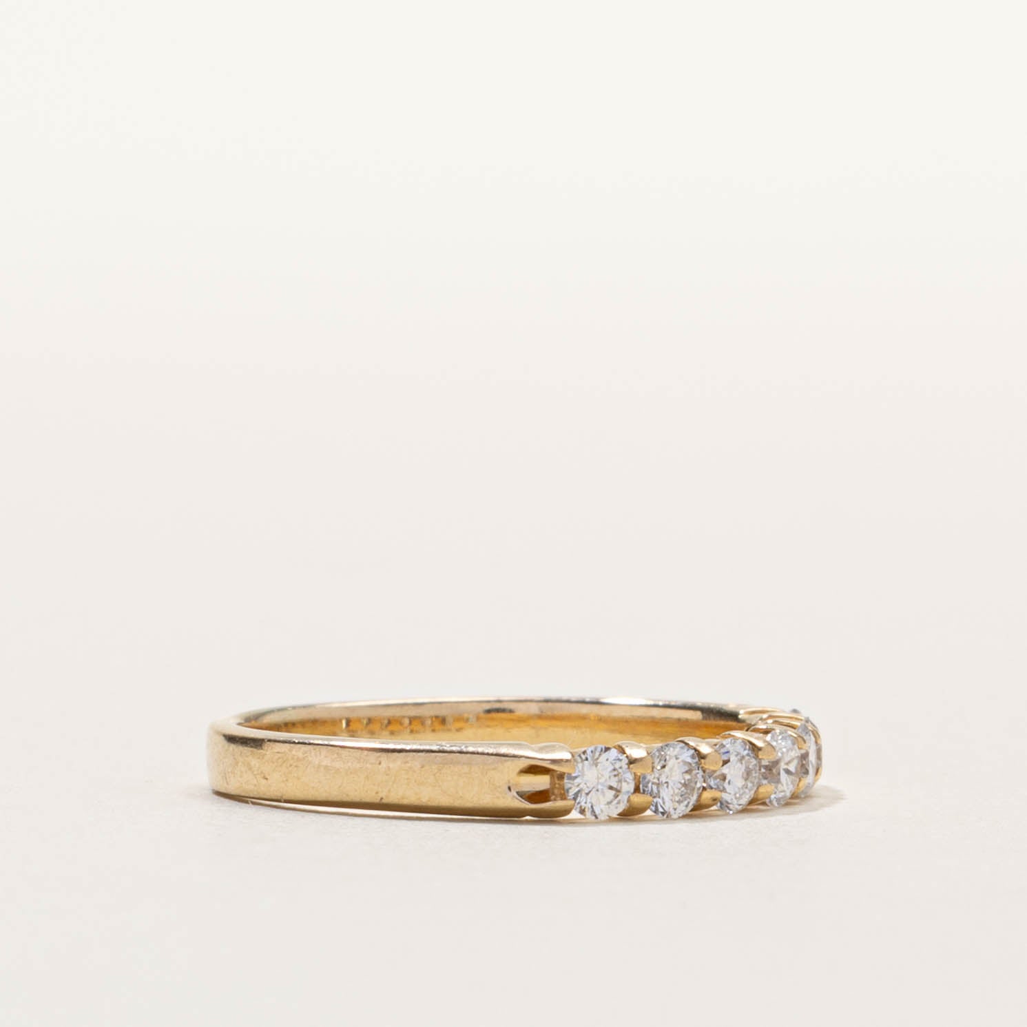 14k Seven Stone Diamond Band | 0.43ctw | SZ 7.5