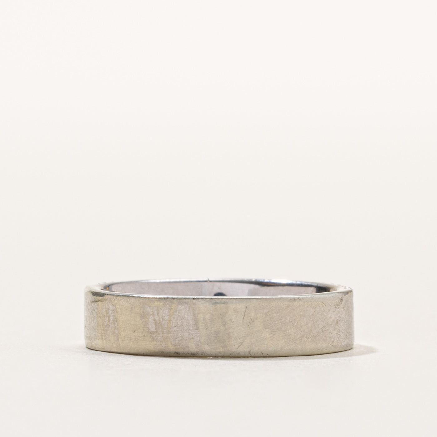 10k Semi Eternity Diamond Edged Band | 4.55mm | SZ 7
