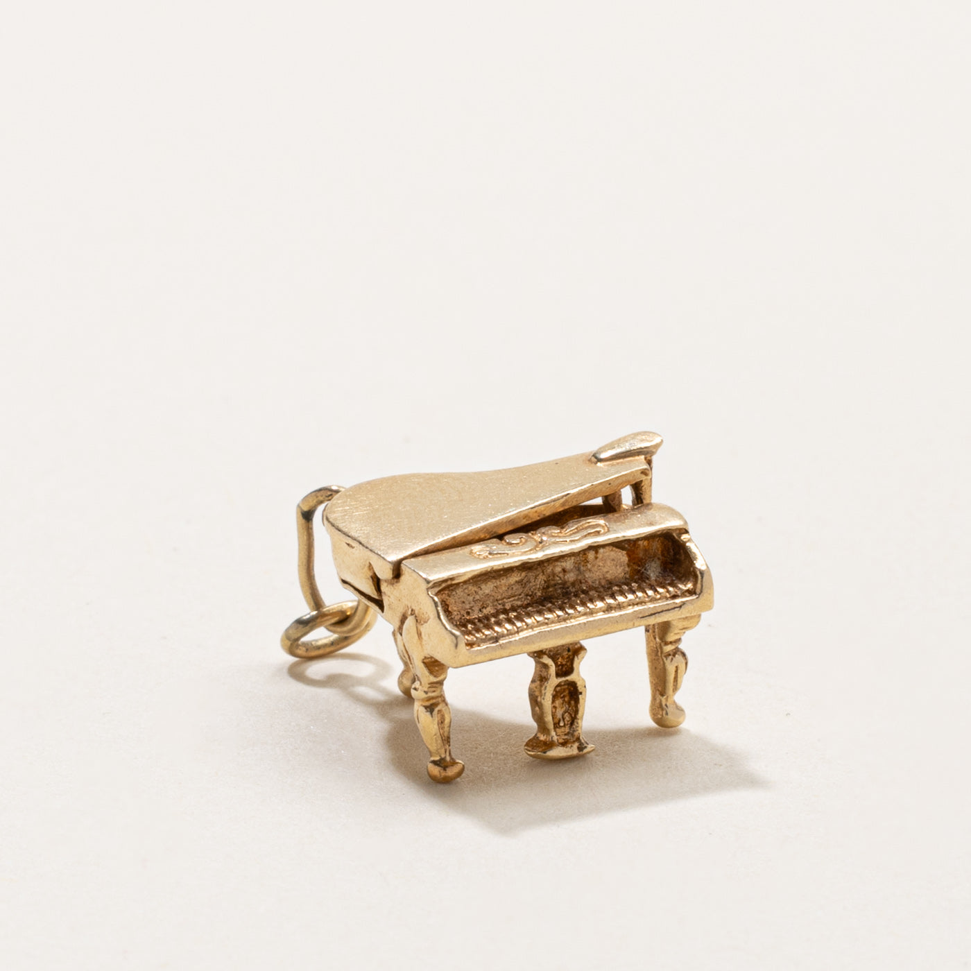 14k Ornate Piano Charm