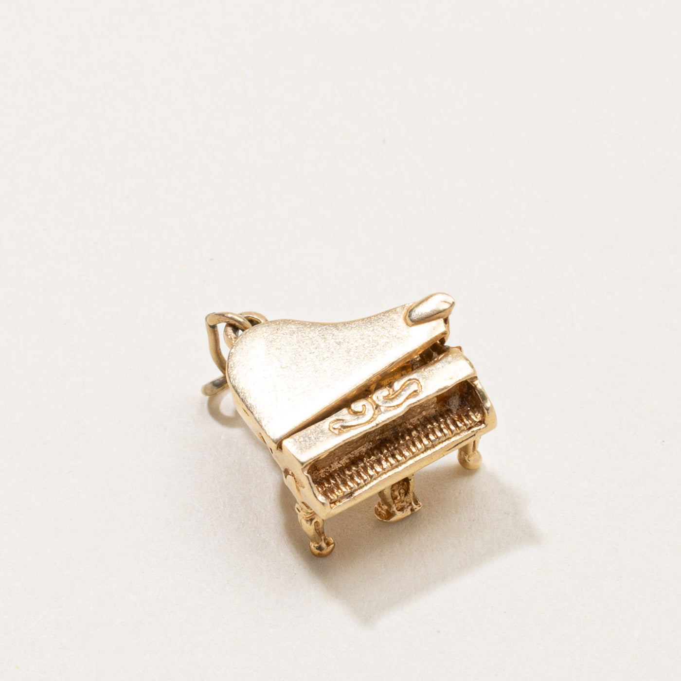 14k Ornate Piano Charm