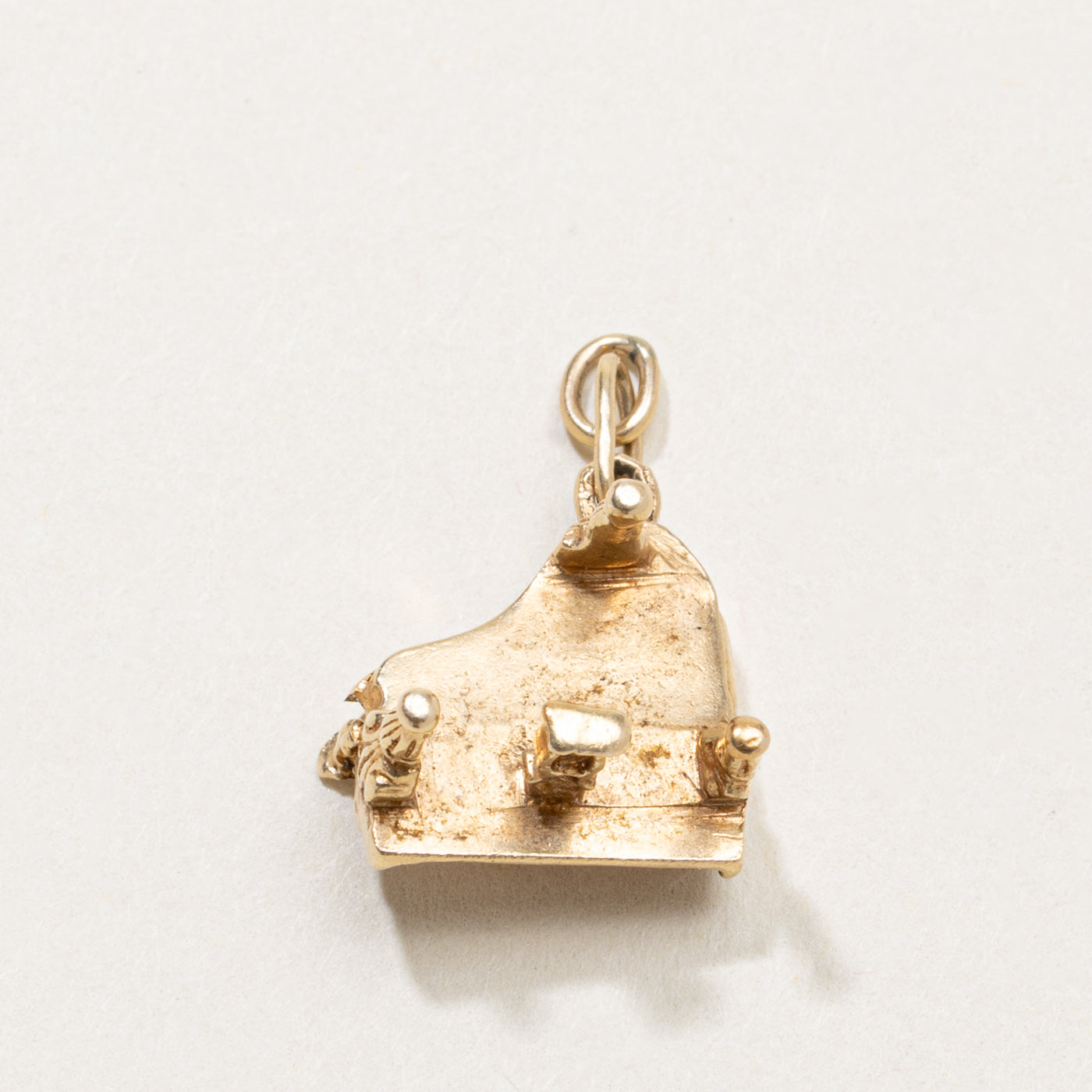 14k Ornate Piano Charm