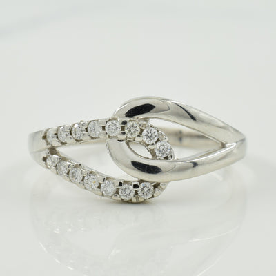 Diamond Loop Ring | 0.12ctw | SZ 5.5 |
