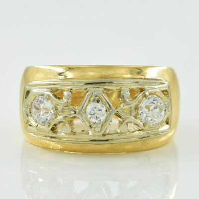 Three Stone Diamond Ring | 0.35ctw | SZ 4 |