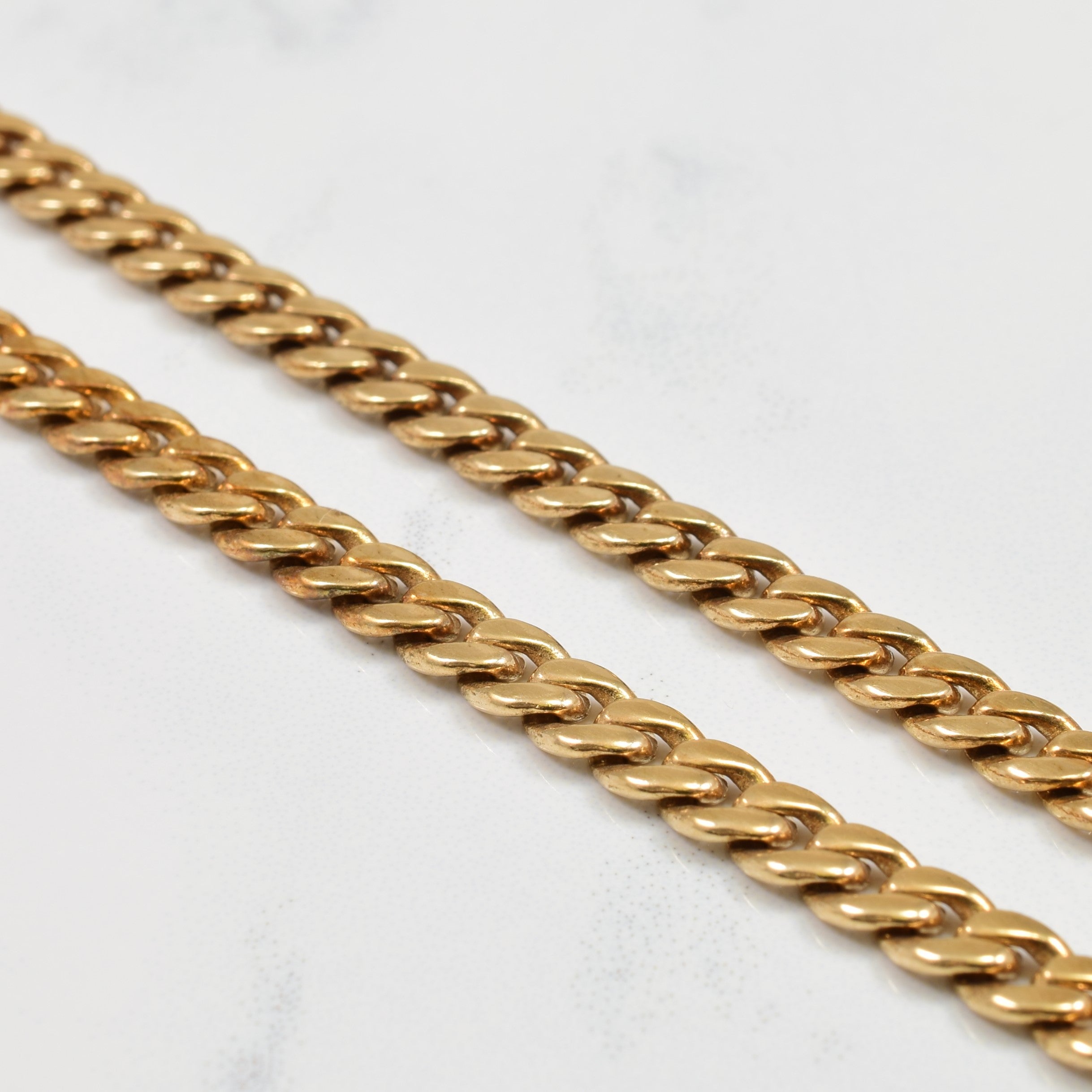 10k Yellow Gold Curb Chain | 17.25" |