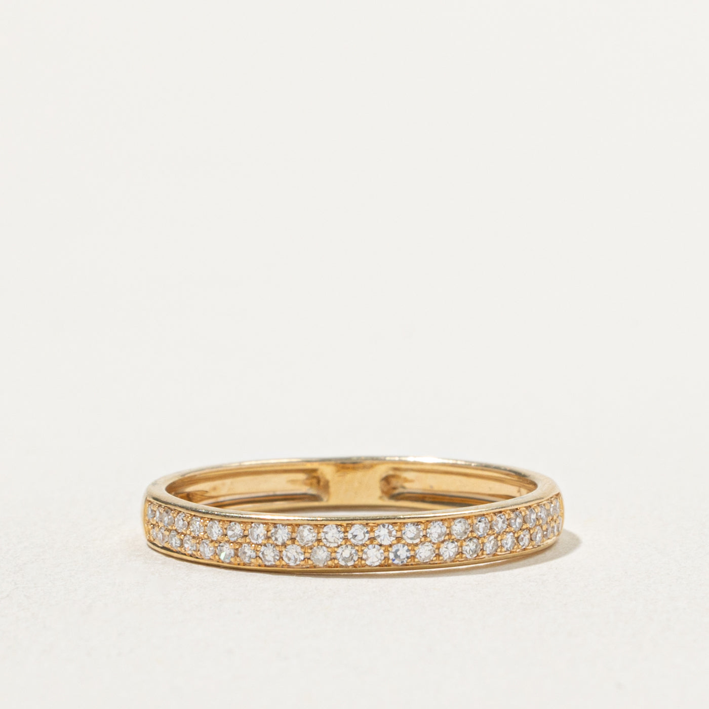 'Effy' Semi Eternity Double Row Diamond Band | 0.23ctw | 2.70mm | SZ 8
