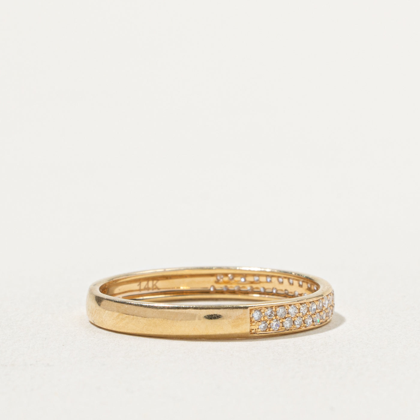 'Effy' Semi Eternity Double Row Diamond Band | 0.23ctw | 2.70mm | SZ 8