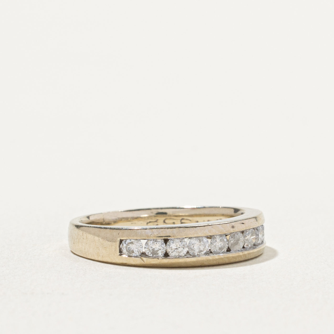 14k Semi Eternity Diamond Band | 0.30ctw | 3.97mm | SZ 4.25
